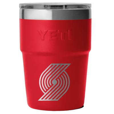 Gobelet empilable YETI Rambler 473 ml (16 oz) aux couleurs des Portland Trail Blazers, avec couvercle MagSlider
