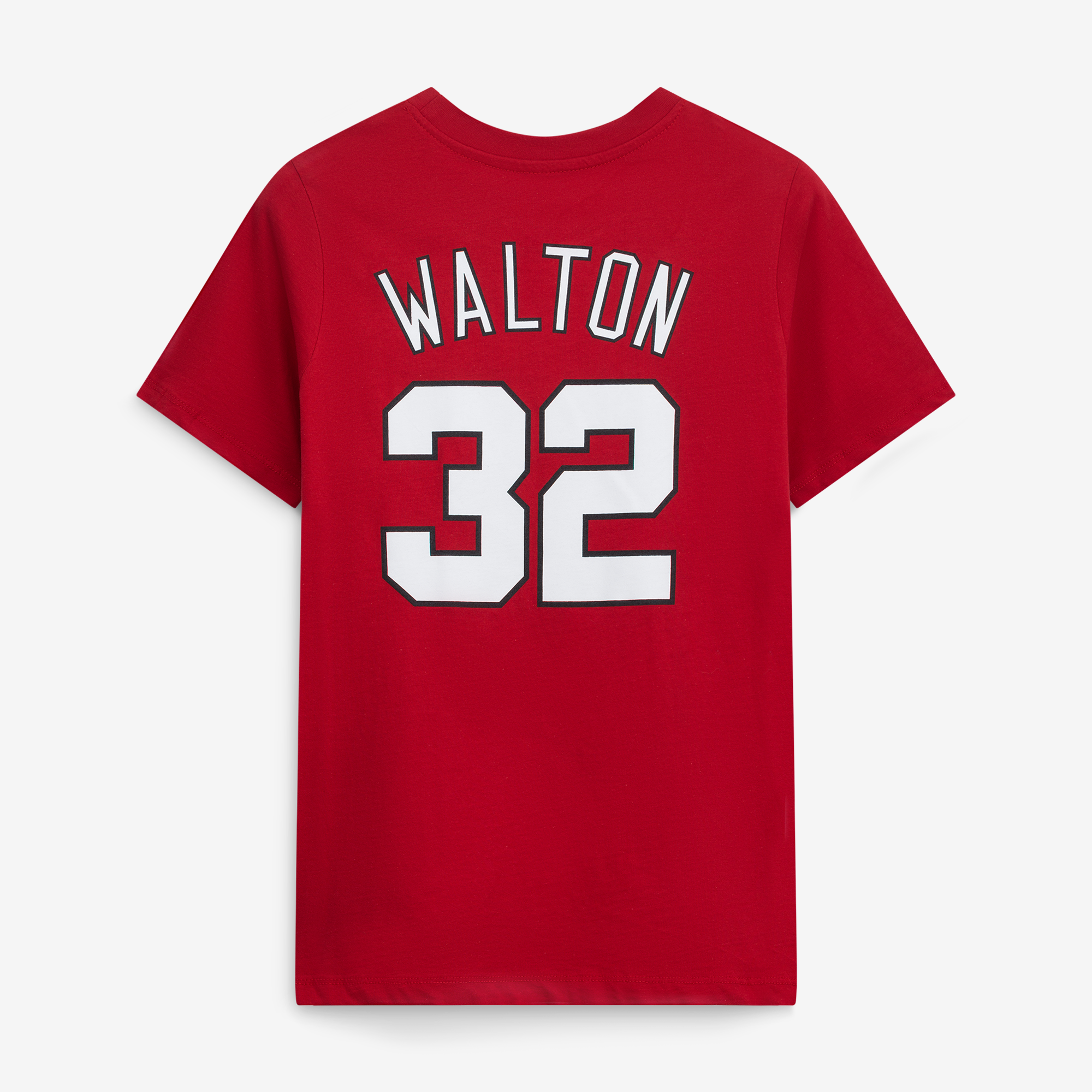 T-shirt Bill Walton rouge Portland Trail Blazers Hardwood Classics pour jeunes, avec nom et numéro