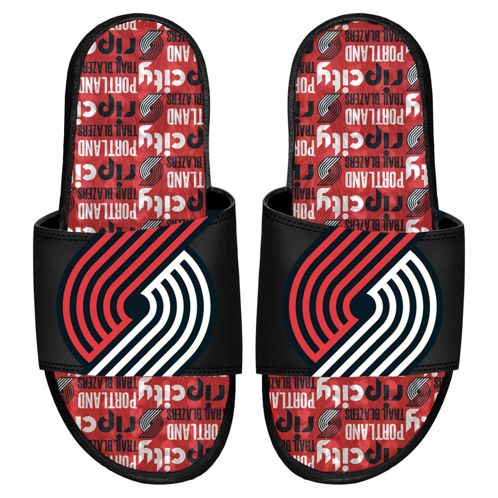 Portland Trail Blazers ISlide Youth Team Pattern Gel Slide Sandals