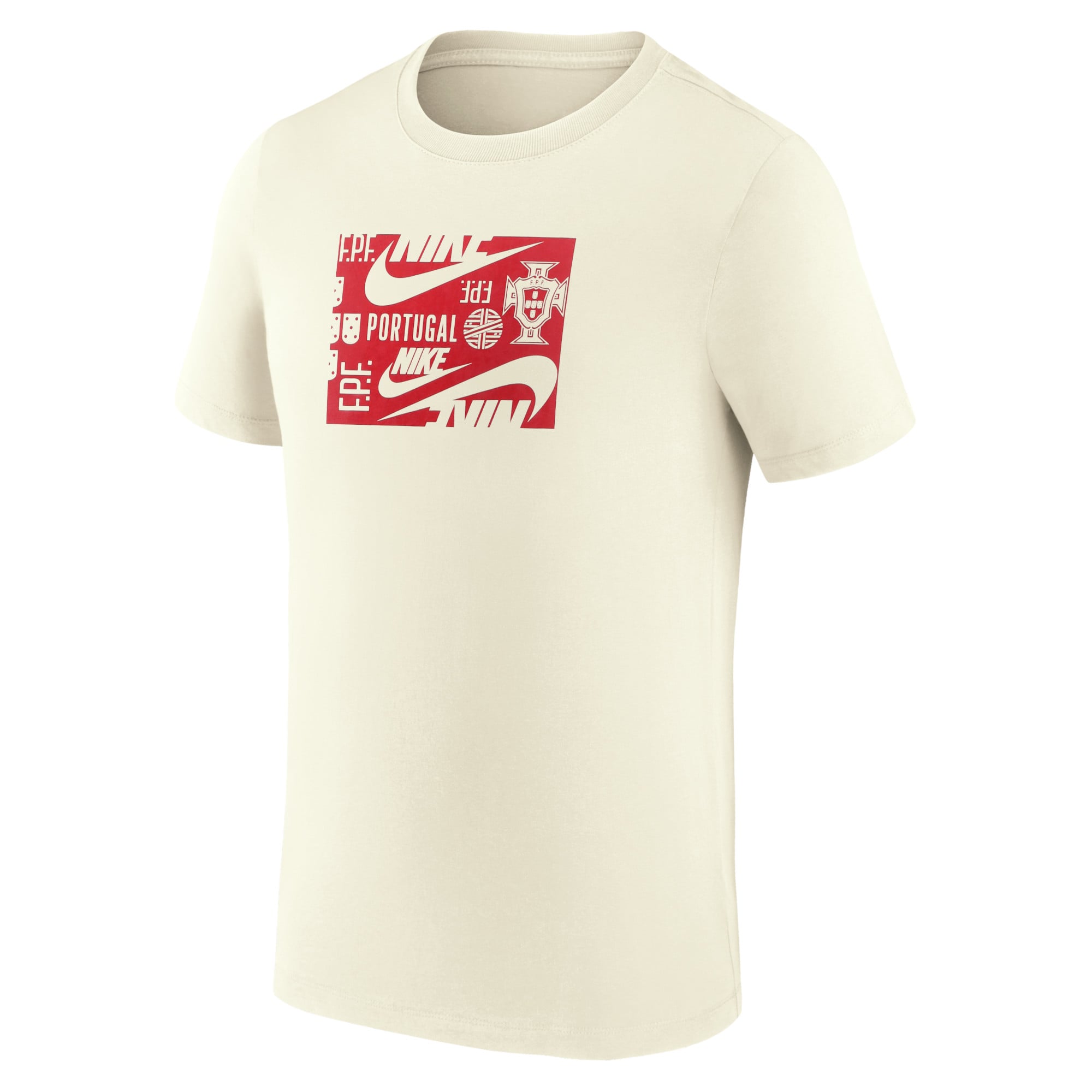Men's Nike Cream Portugal National Team Original T-Shirt