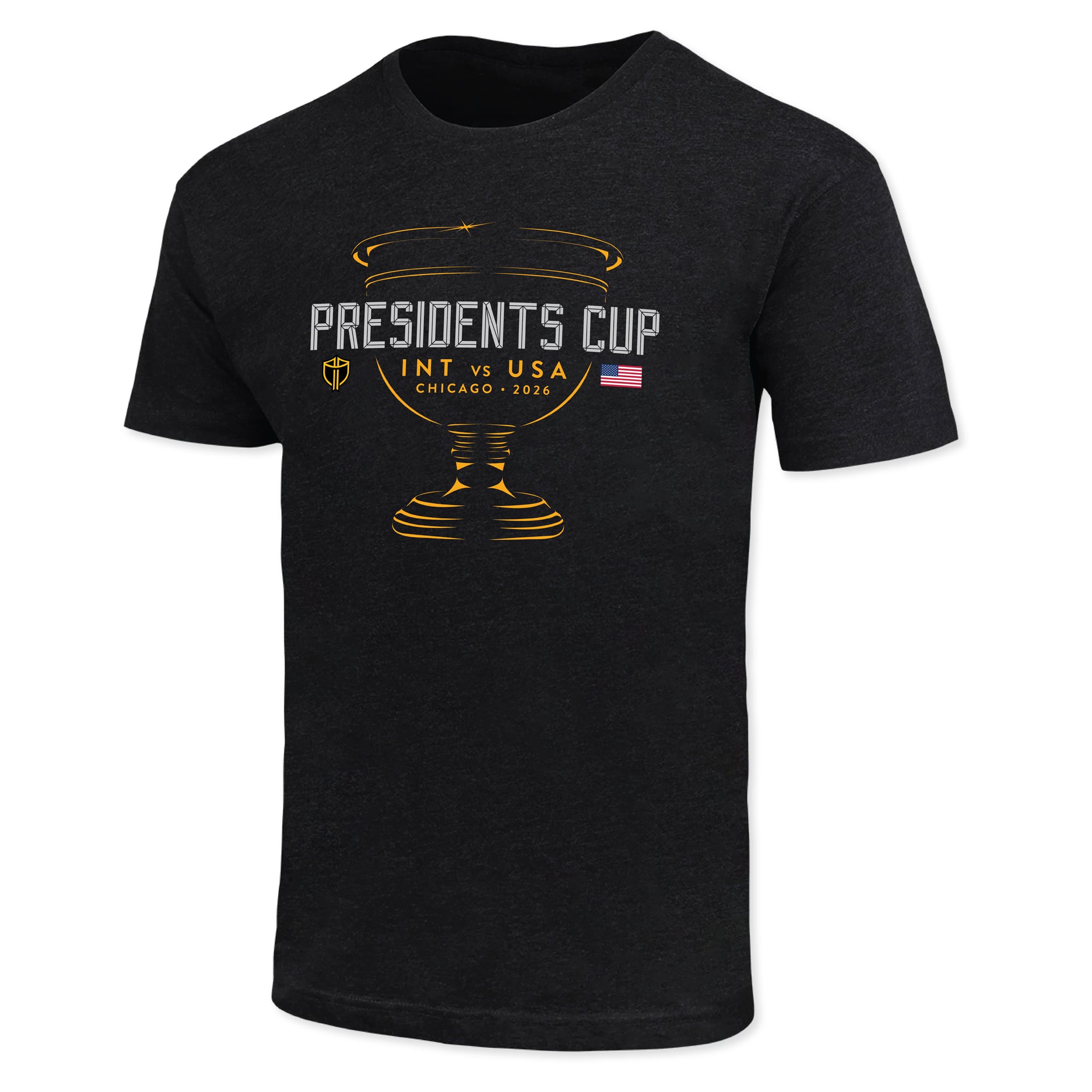 T-shirt homme Ahead Charcoal 2026 Presidents Cup Trophy Liam