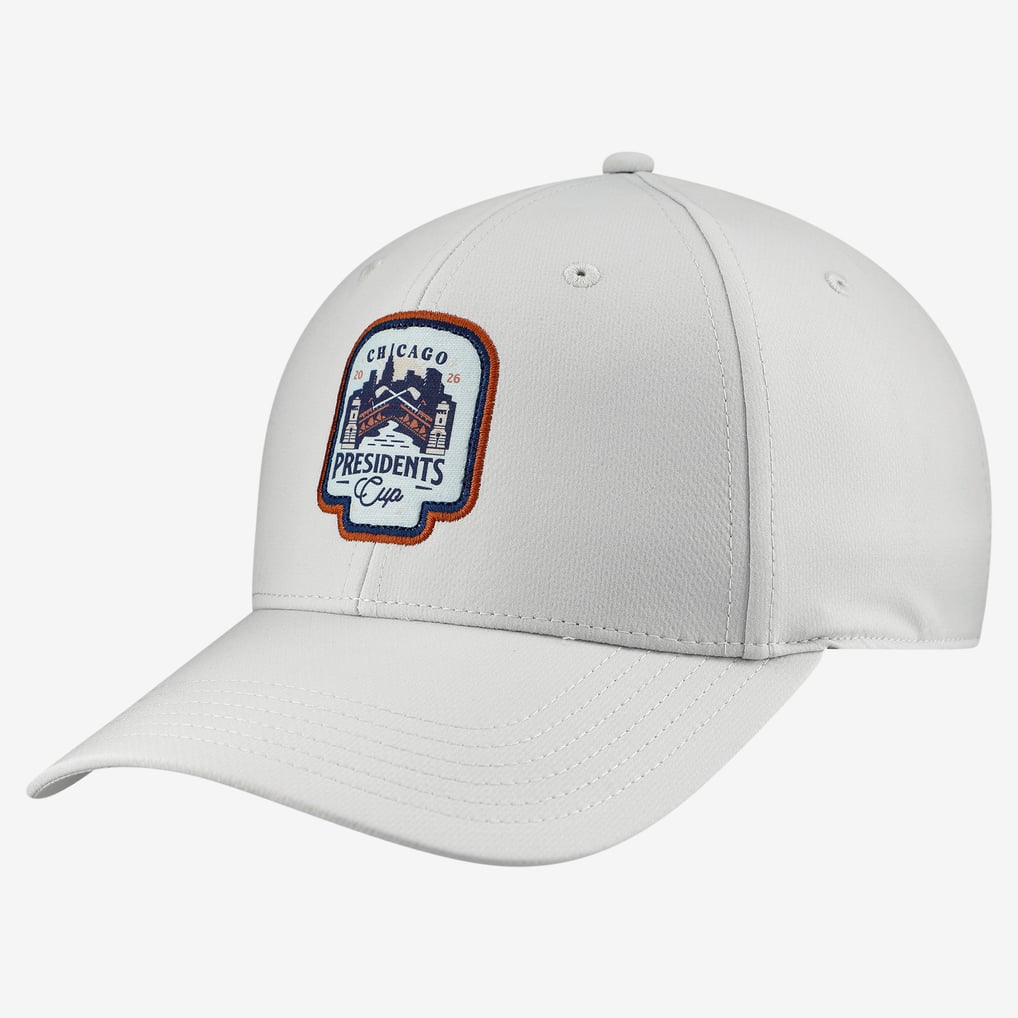 Men's Ahead Gray Presidents Cup Stratus Adjustable Hat