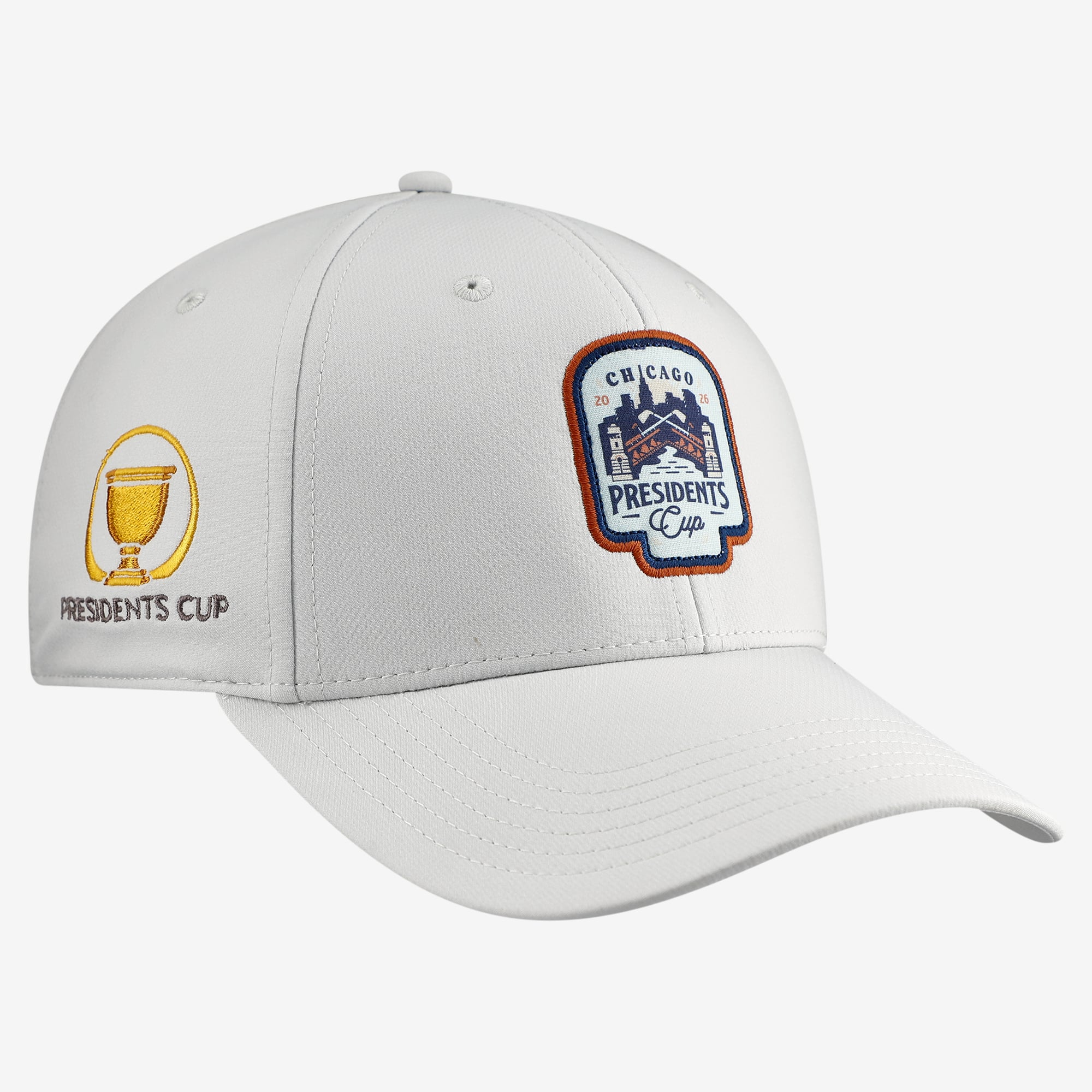 Men's Ahead Gray Presidents Cup Stratus Adjustable Hat