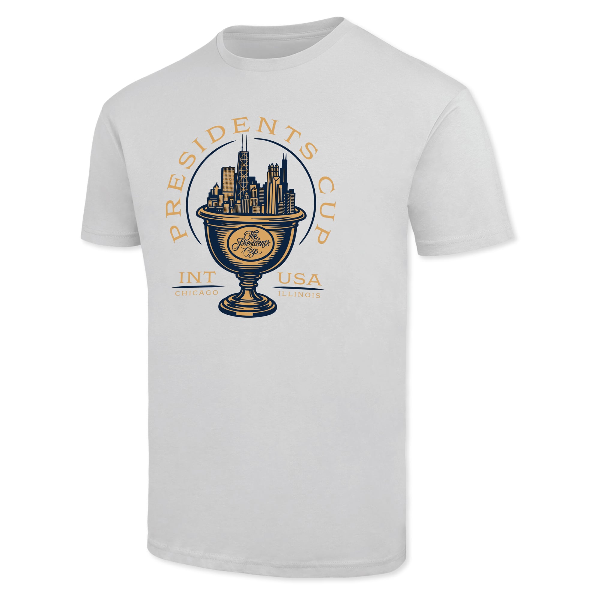 T-shirt Liam blanc Ahead pour homme, trophée de la Coupe du Président 2026