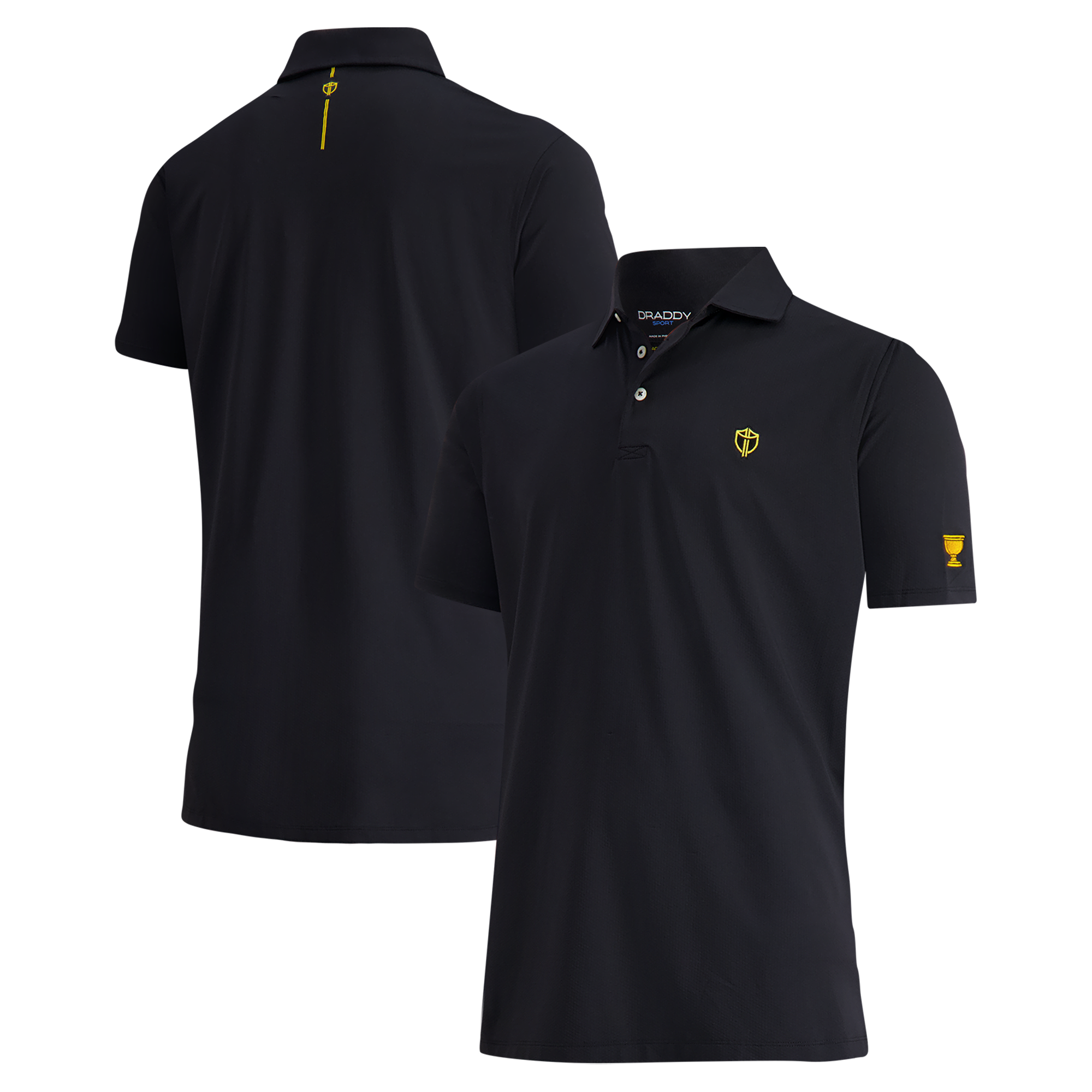 Men's B. Draddy Black International Team 2026 Presidents Cup Cool Duke Polo
