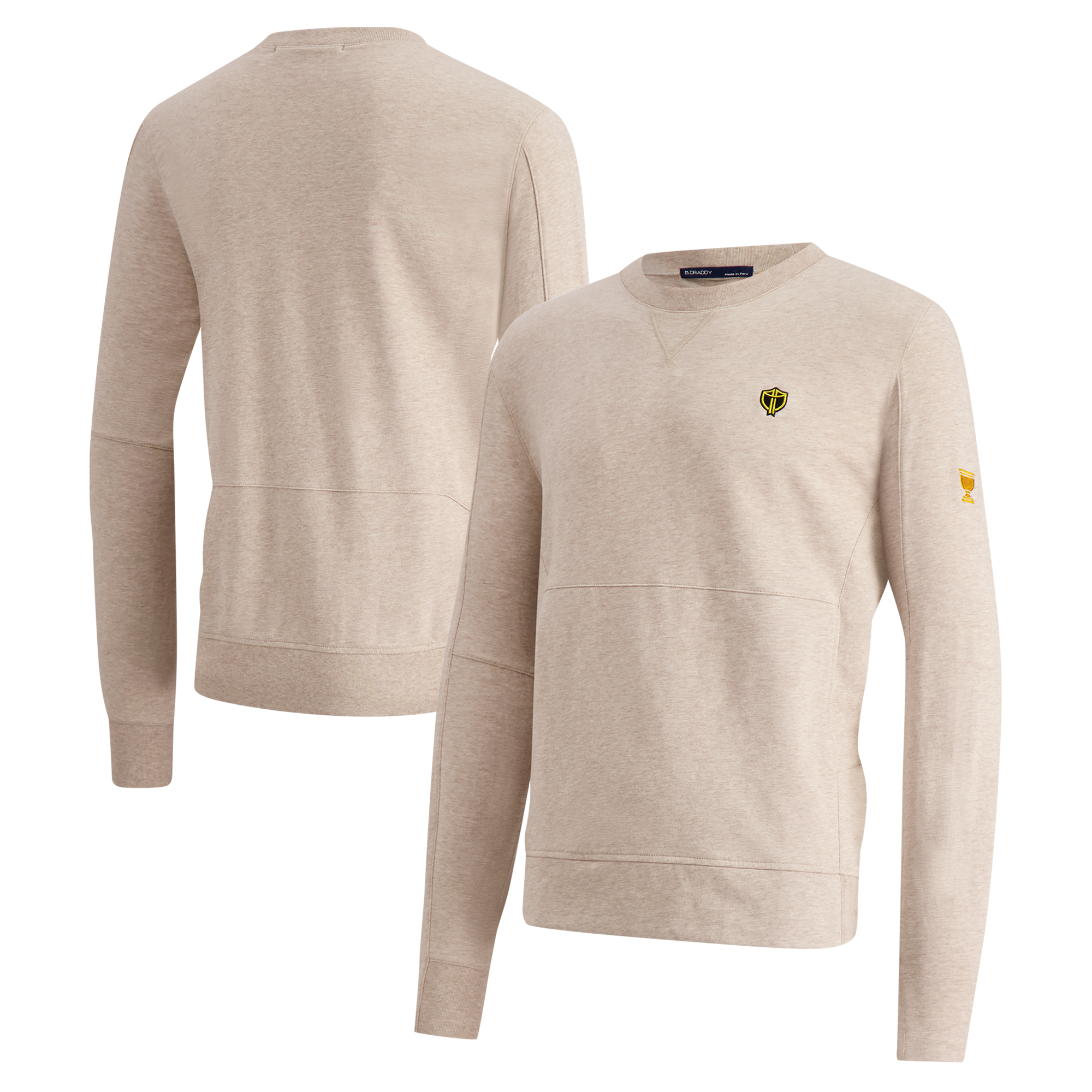 Men's B. Draddy Cream International Team 2026 Presidents Cup Russ Sweatshirt