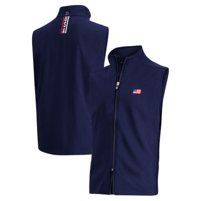 U.S. Team B. Draddy 2026 Presidents Cup Everyday Full-Zip Vest - Navy