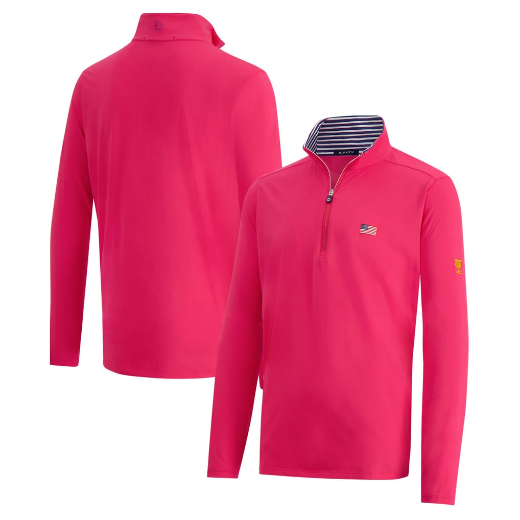 Men's B. Draddy Red U.S. Team 2026 Presidents Cup Jack Quarter-Zip Pullover