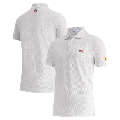 U.S. Team B. Draddy 2026 Presidents Cup Captain Cool Polo - White