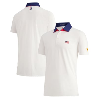 U.S. Team B. Draddy 2026 Presidents Cup CB Polo - White