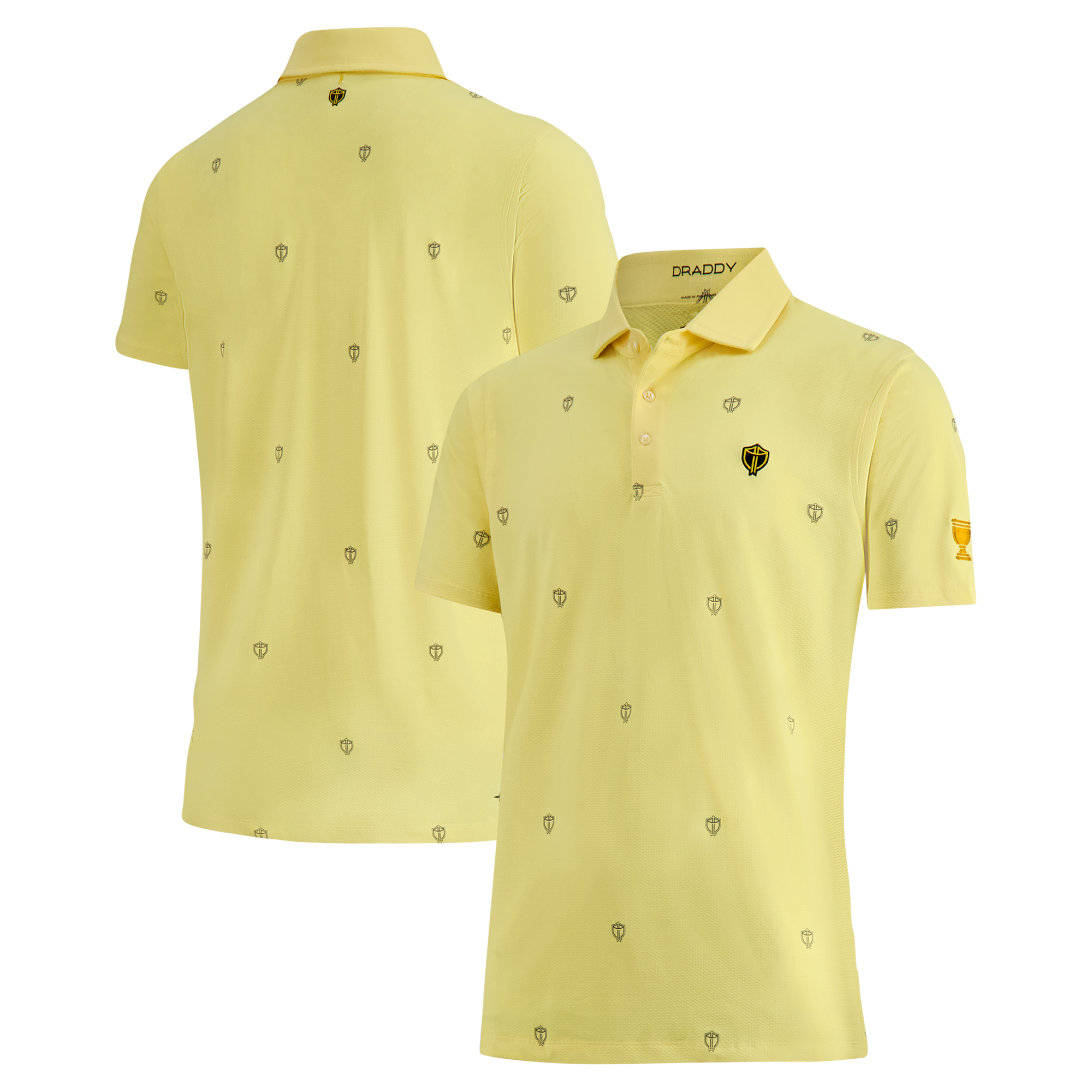 Men's B. Draddy Yellow International Team 2026 Presidents Cup Cool Bree Polo