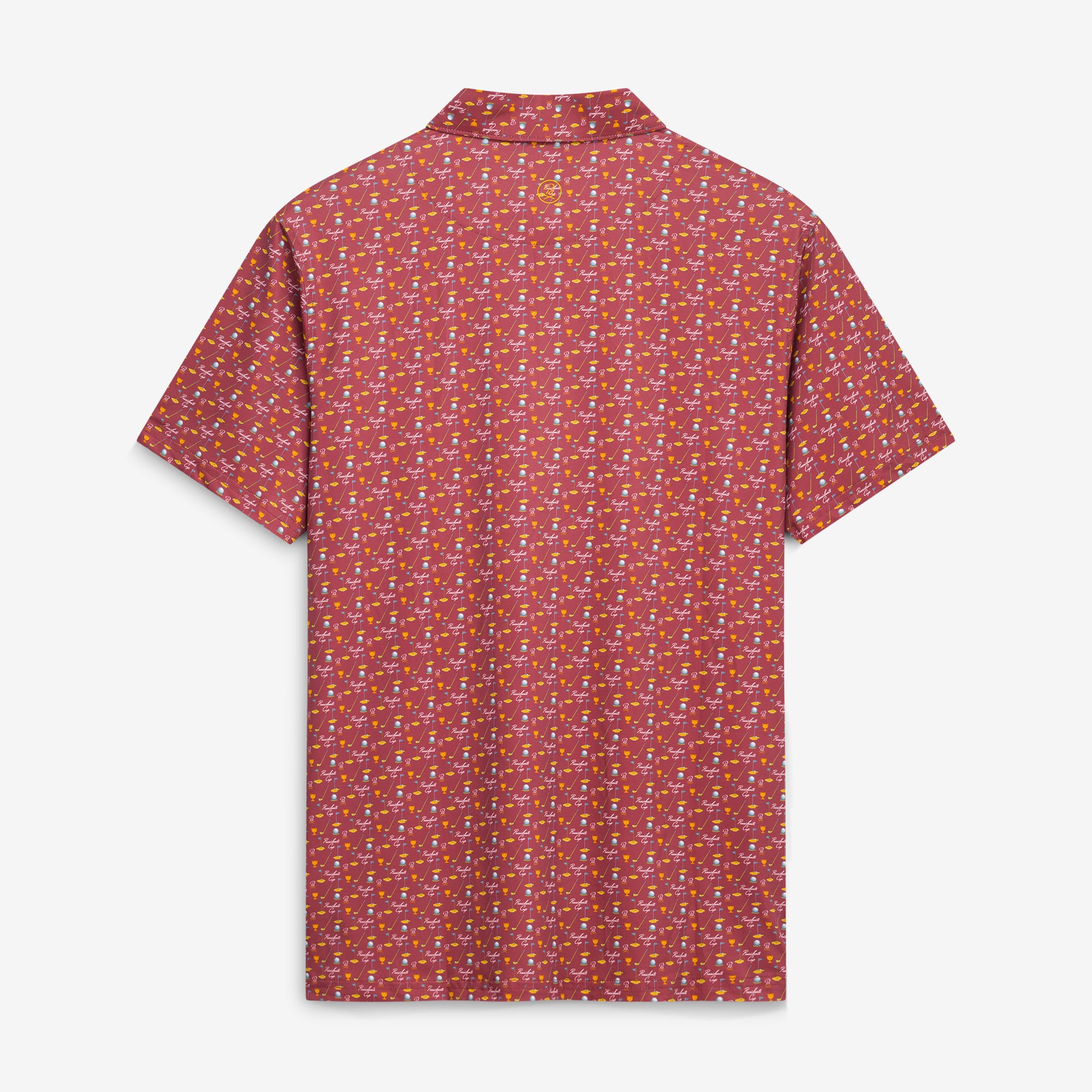 Men's Barstool Golf Maroon 2026 Presidents Cup Printed Polo