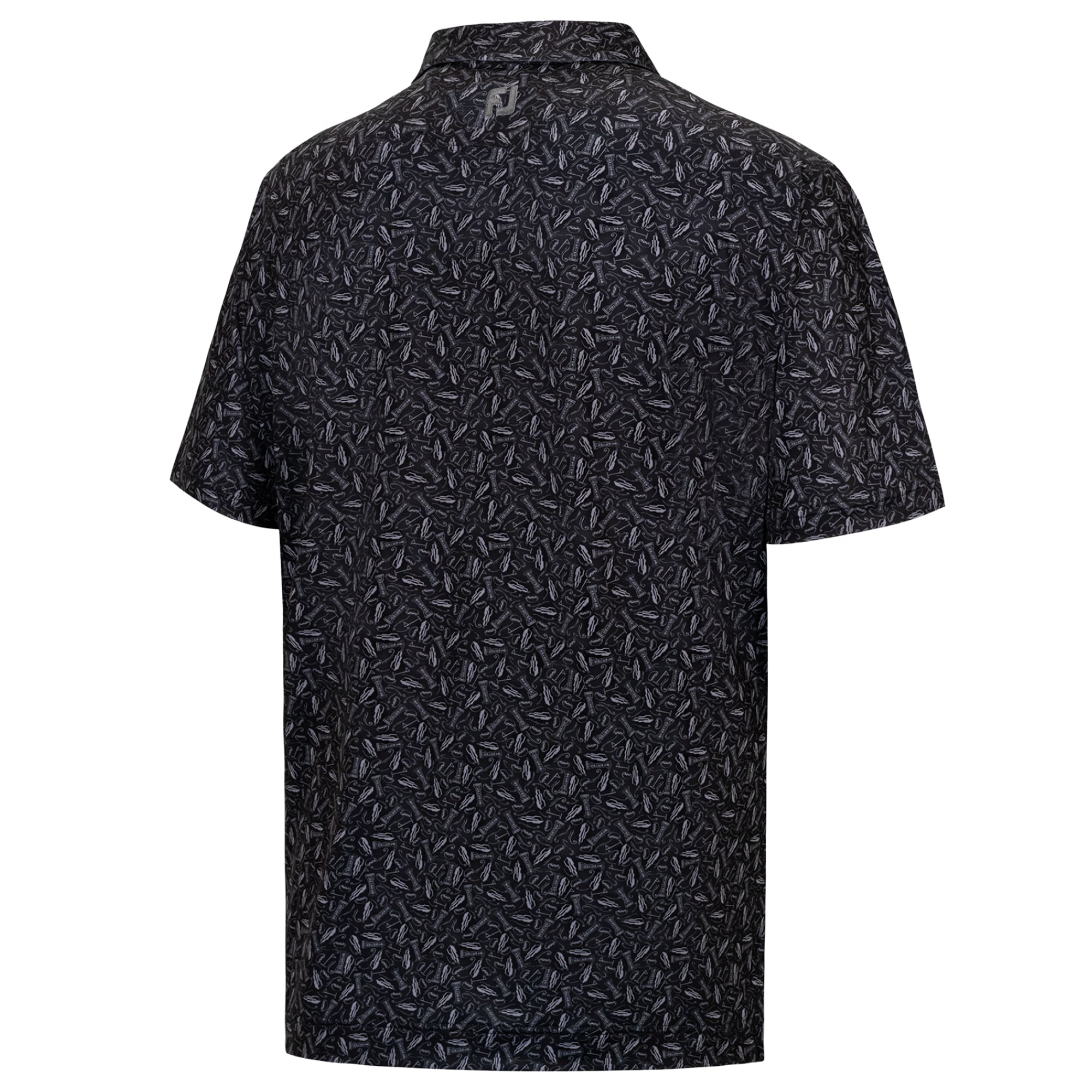 Polo FootJoy noir pour homme, édition spéciale Presidents Cup 2026, imprimé Chicago, ProDry Lisle