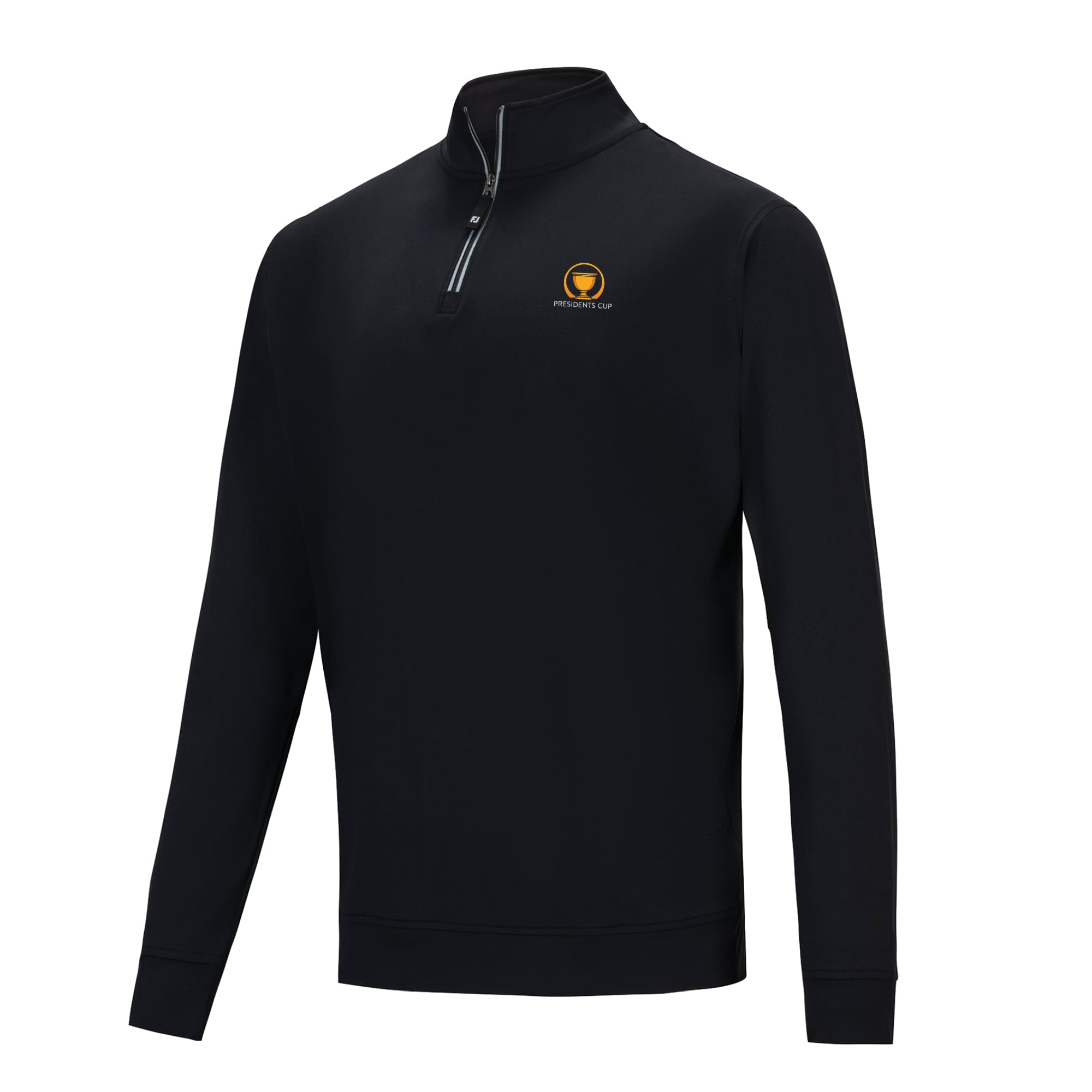 Men's FootJoy Black Presidents Cup Approach ProDry Quarter-Zip Pullover