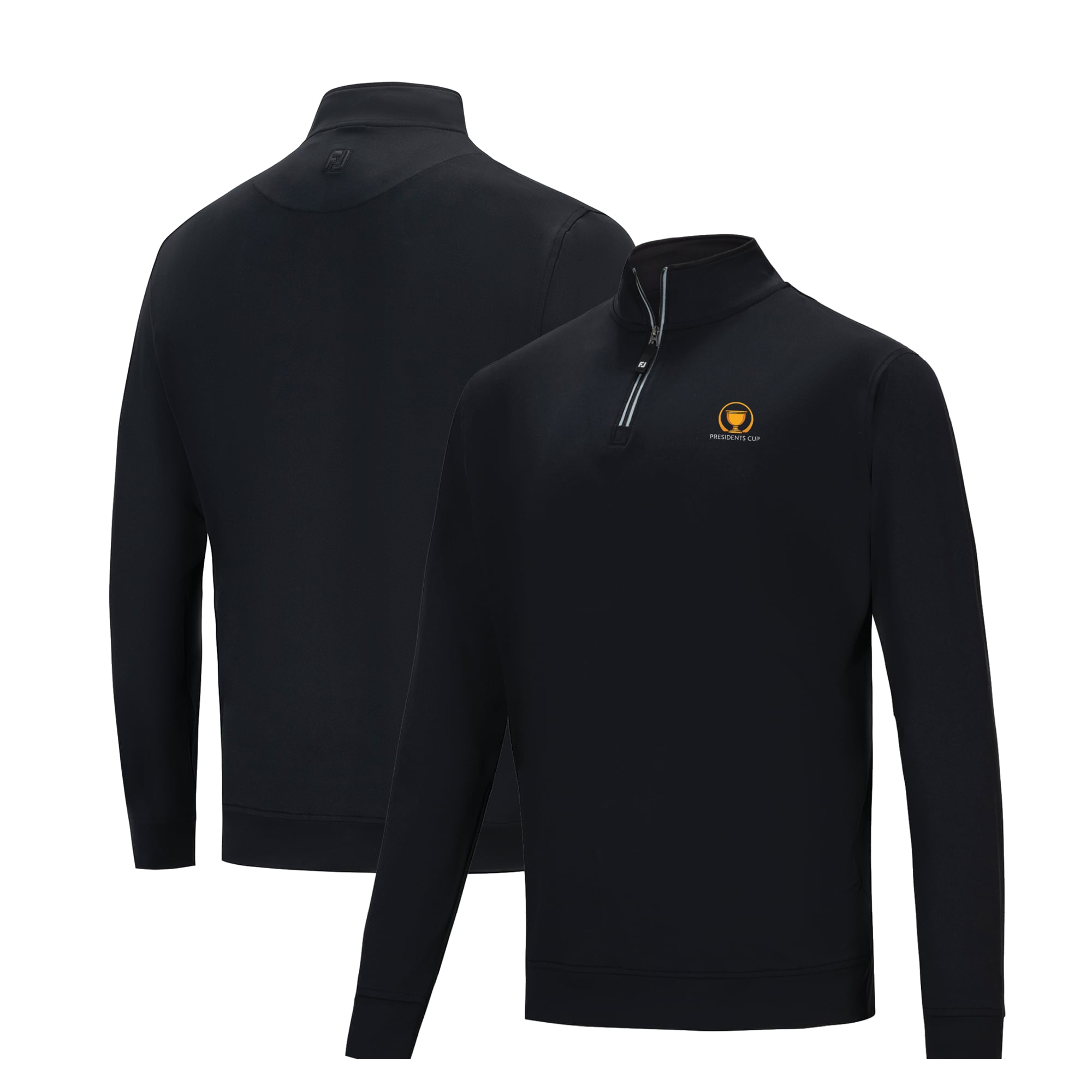 Men's FootJoy Black Presidents Cup Approach ProDry Quarter-Zip Pullover