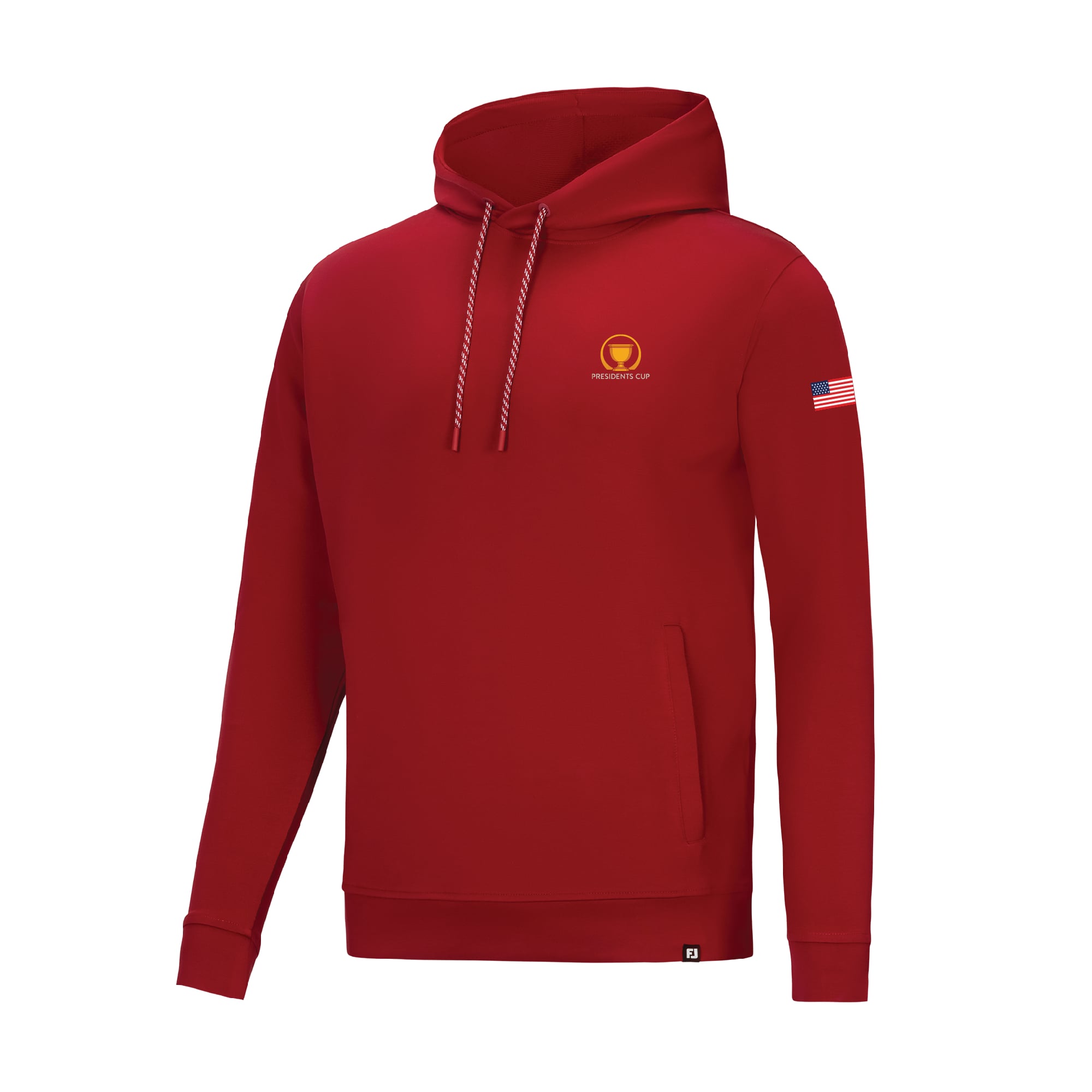 Men's FootJoy Crimson Presidents Cup Team USA Shift ProDry Tri-Blend Hoodie