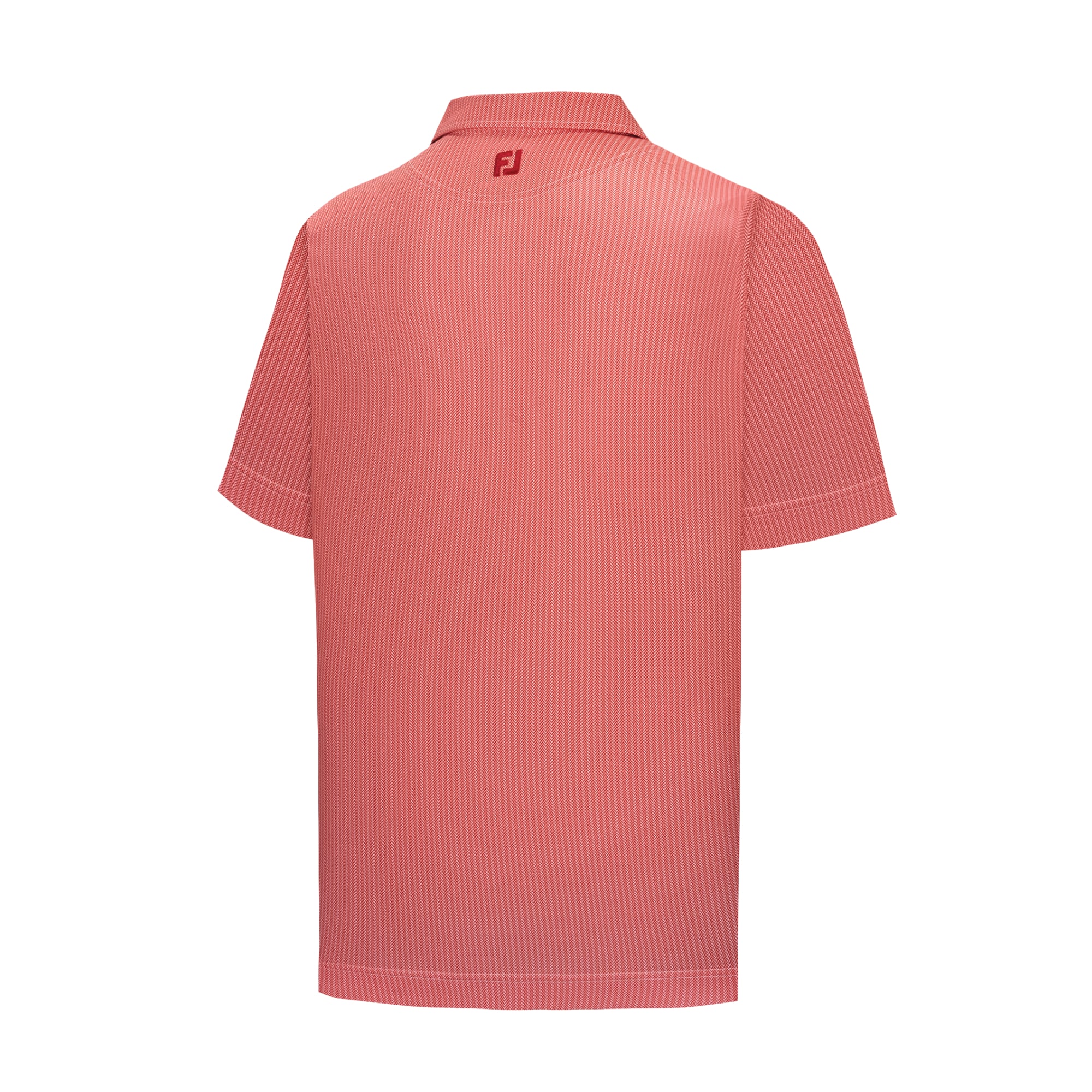 Men's FootJoy Red Presidents Cup ProDry Team USA Tee Time Print Lisle Polo