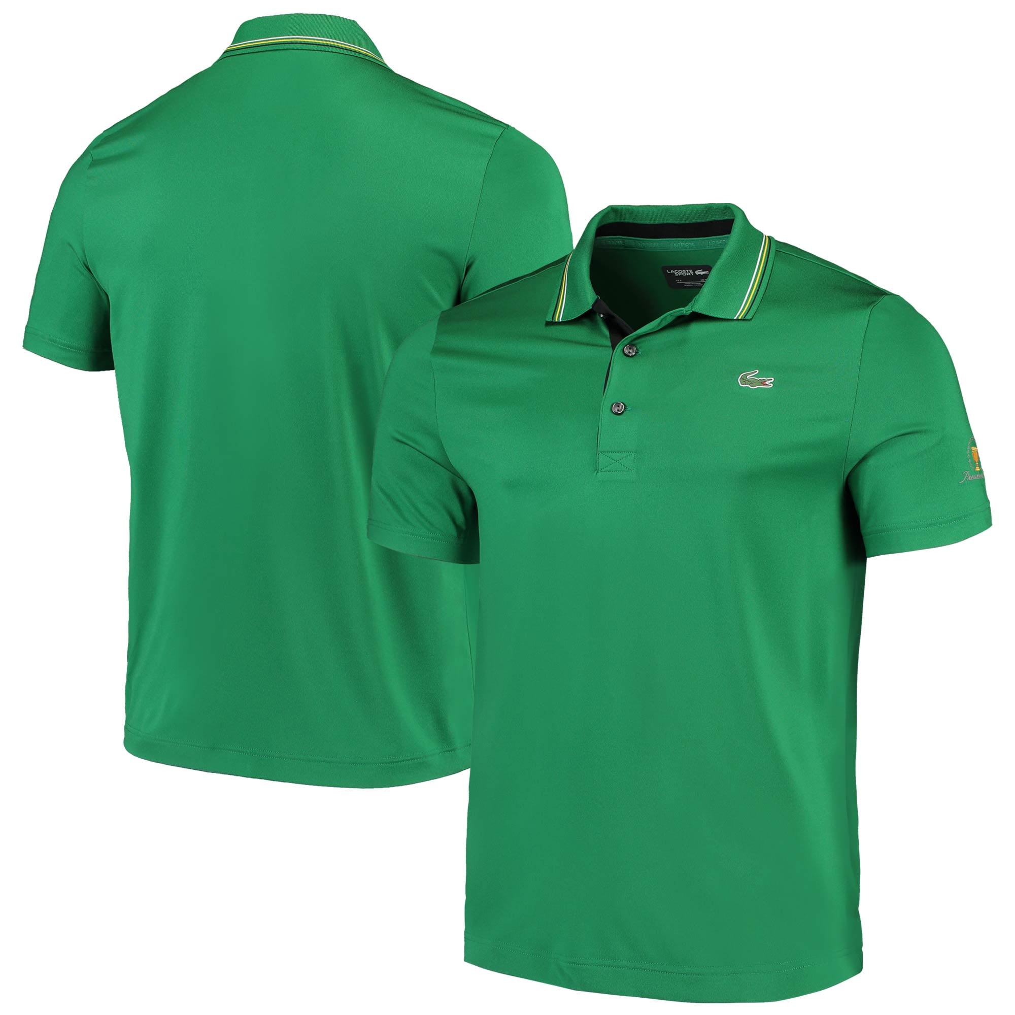 Men's Lacoste Green Presidents Cup Solid Polo