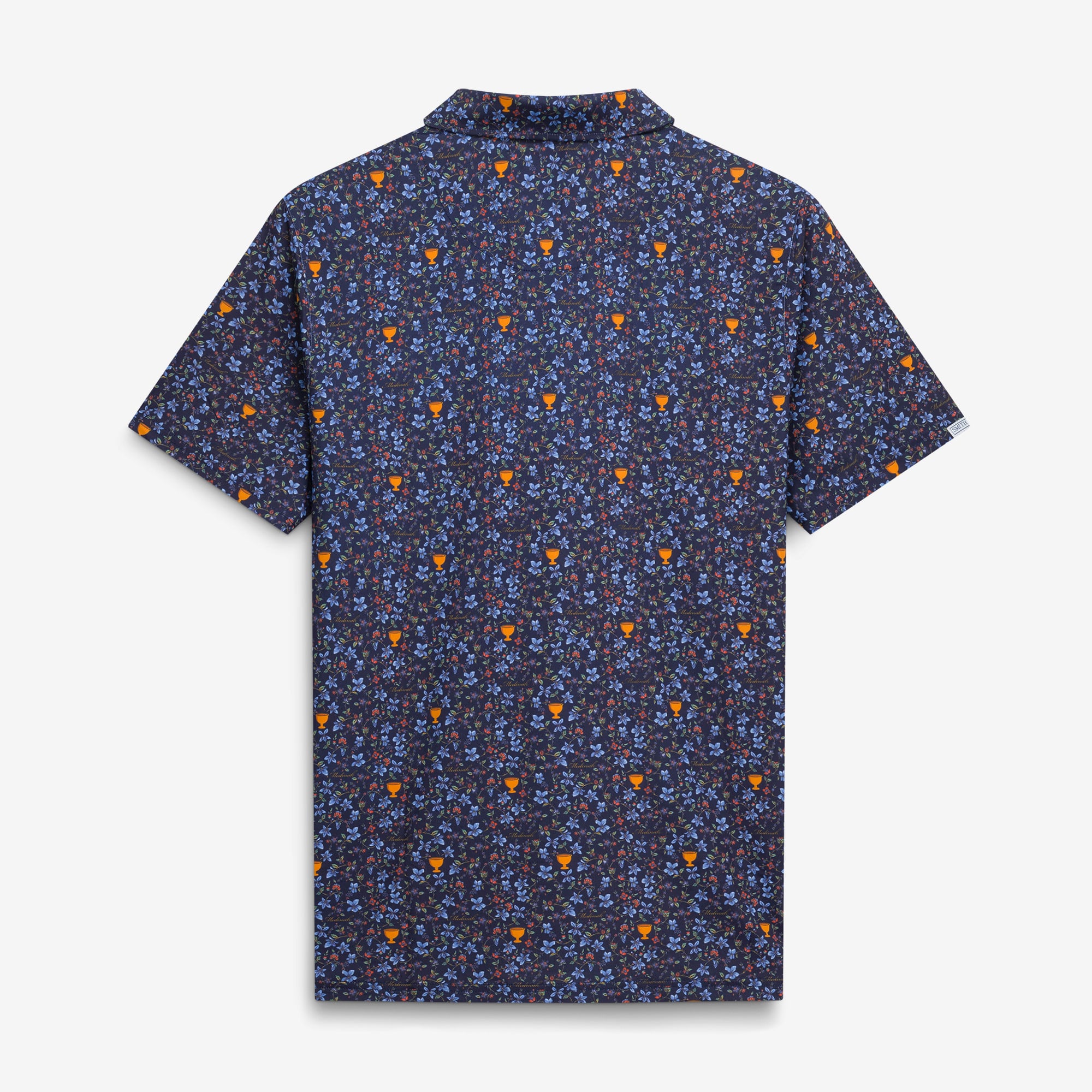 Men's Smith & Quinn Navy 2026 Presidents Cup Trophy Floral Polo
