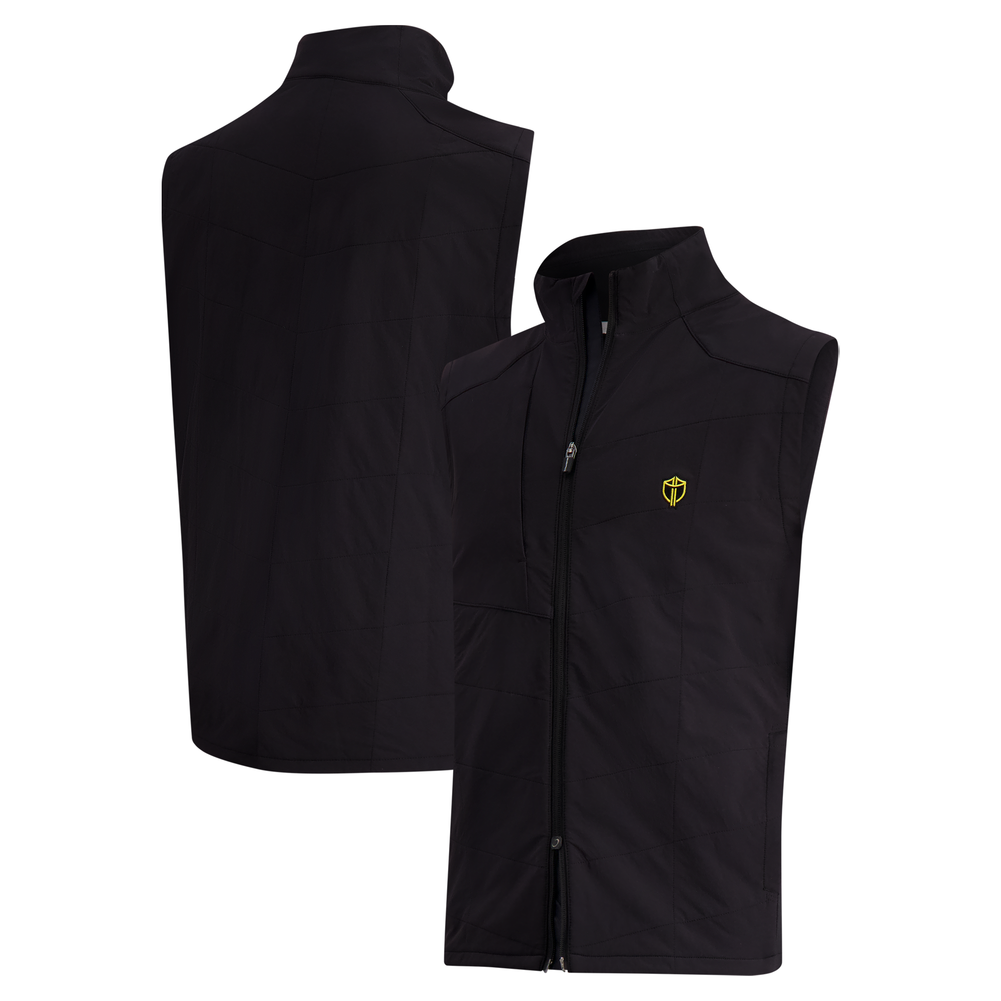 Men's Zero Restriction Black International Team 2026 Presidents Cup Sly Full-Zip Vest