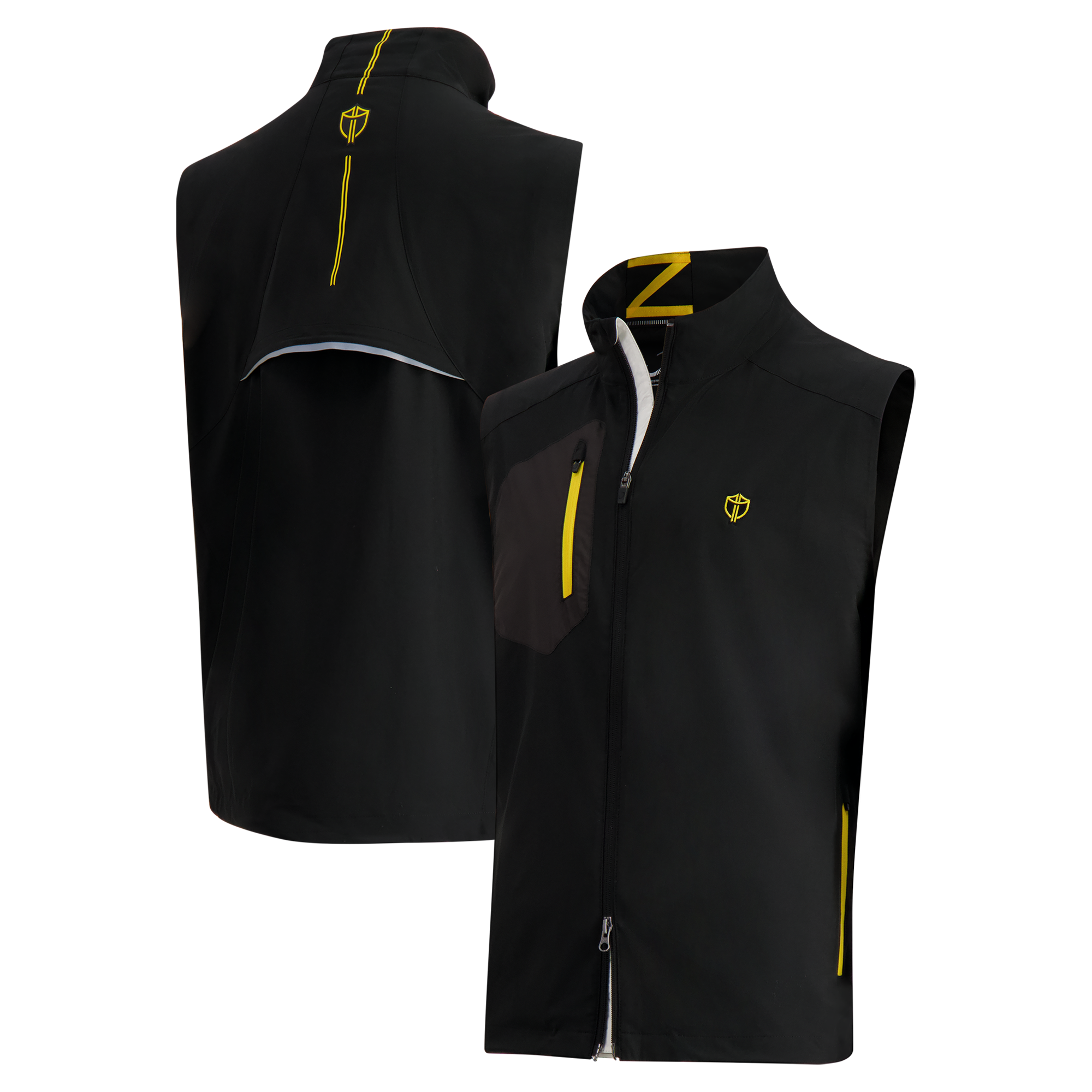Gilet zippé Zero Restriction Black International Team 2026 Presidents Cup Z700 pour homme