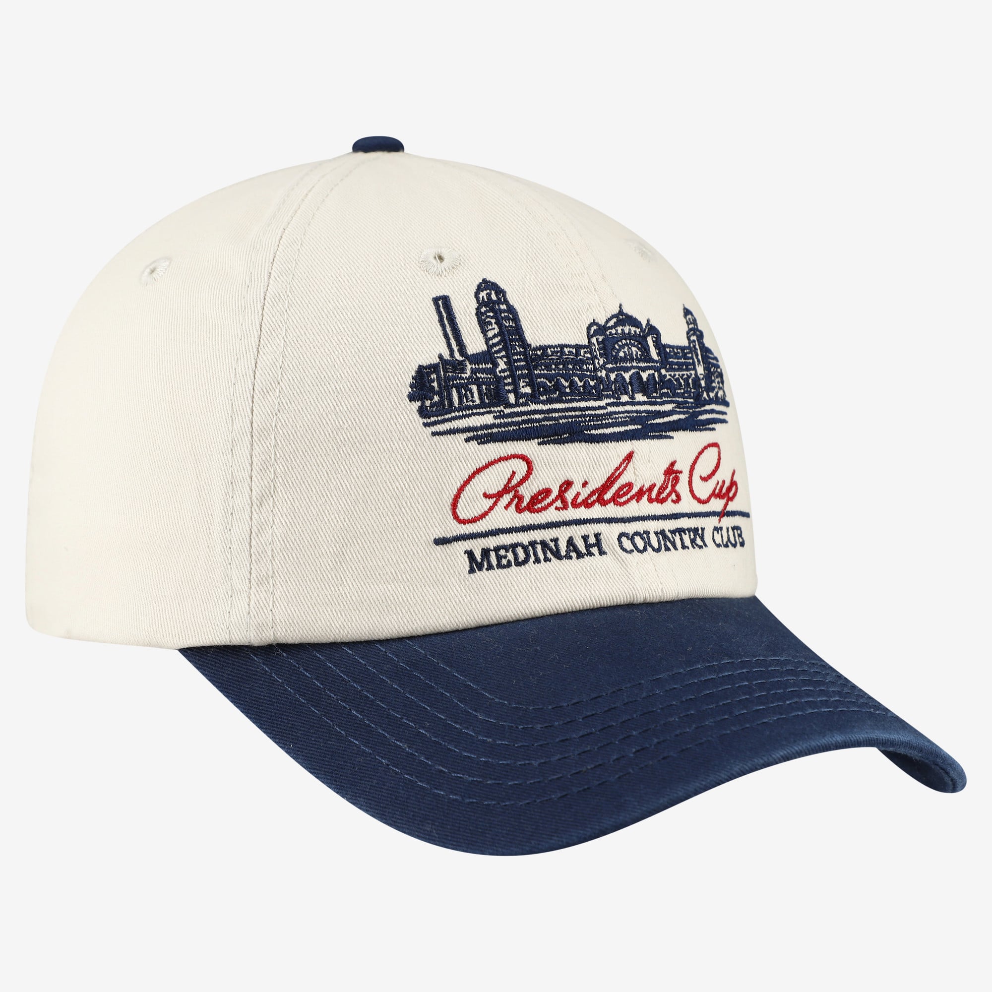 Unisex Barstool Golf Light Ivory 2026 Presidents Cup Clubhouse Dad Adjustable Hat