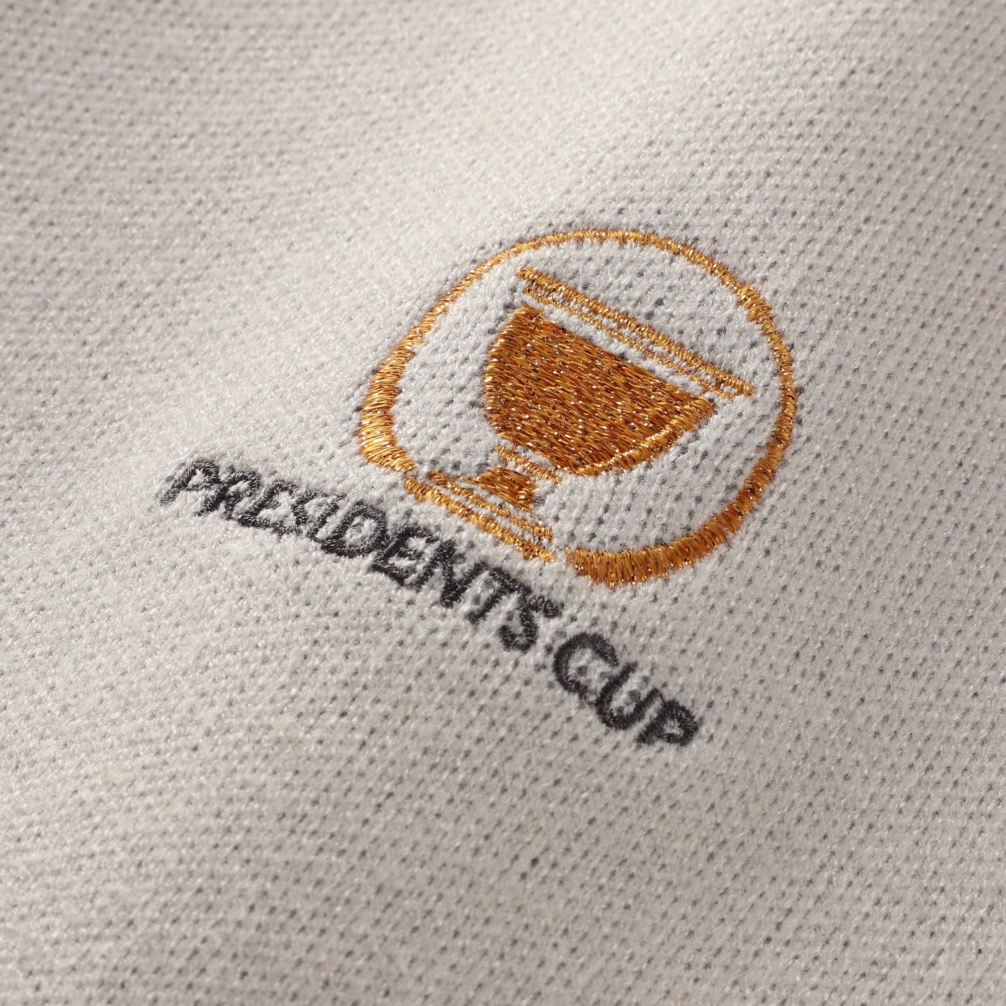 Unisex Barstool Golf Light Ivory 2026 Presidents Cup Skyline Knit Tri-Blend Sweater