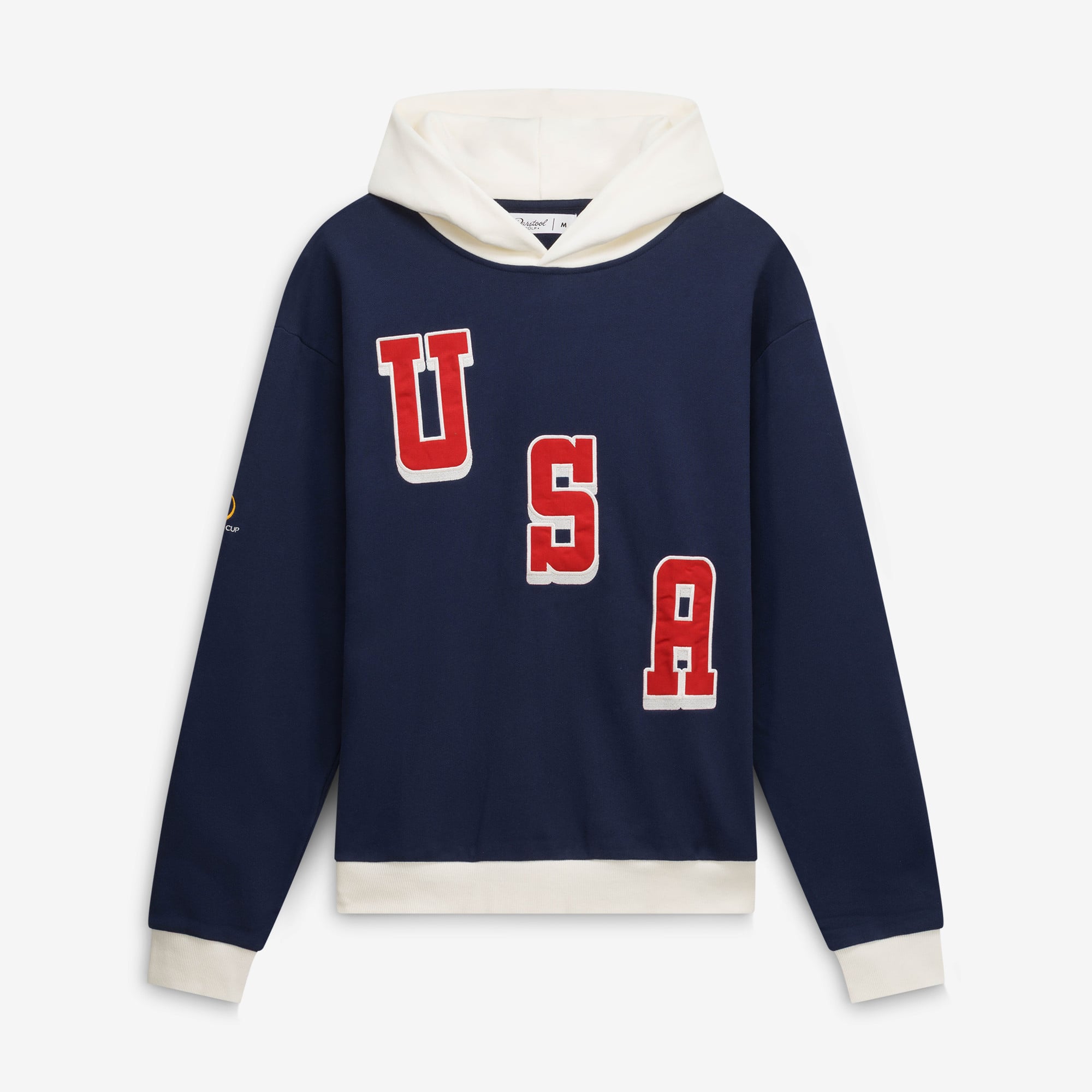 Sweat à capuche unisexe Barstool Golf bleu marine, édition spéciale Équipe des États-Unis, Coupe du Président 2026