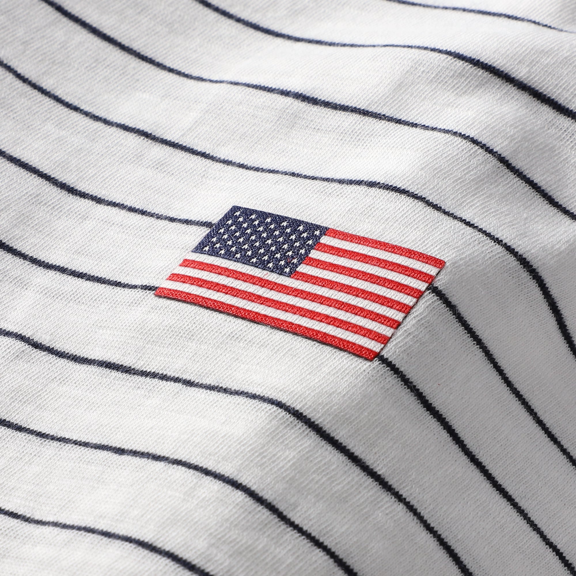 T-shirt à manches longues en jersey chiné blanc B. Draddy Presidents Cup Sandra Stripe pour femme