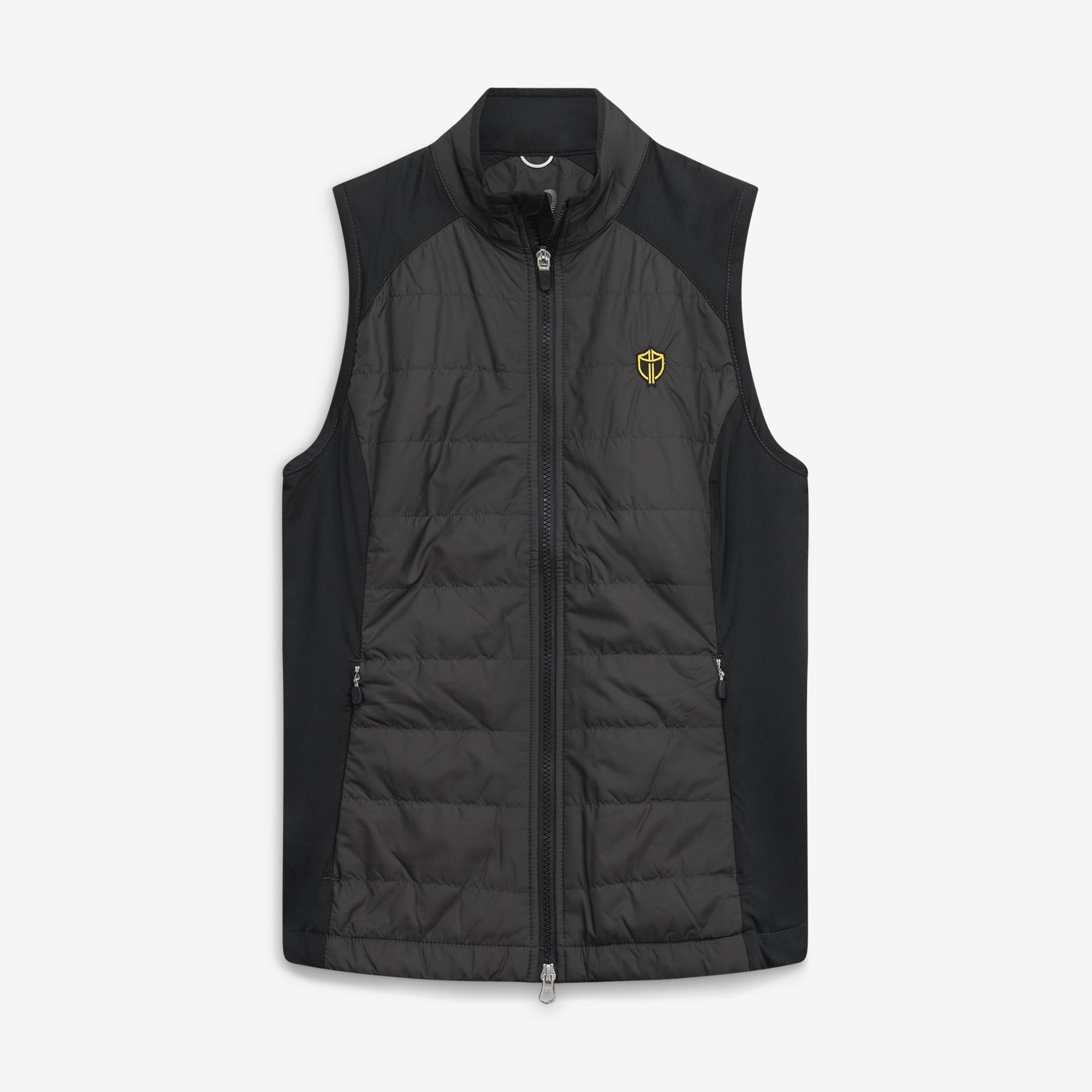 Women's Zero Restriction Black Presidents Cup International Team Full-Zip Tess Vest