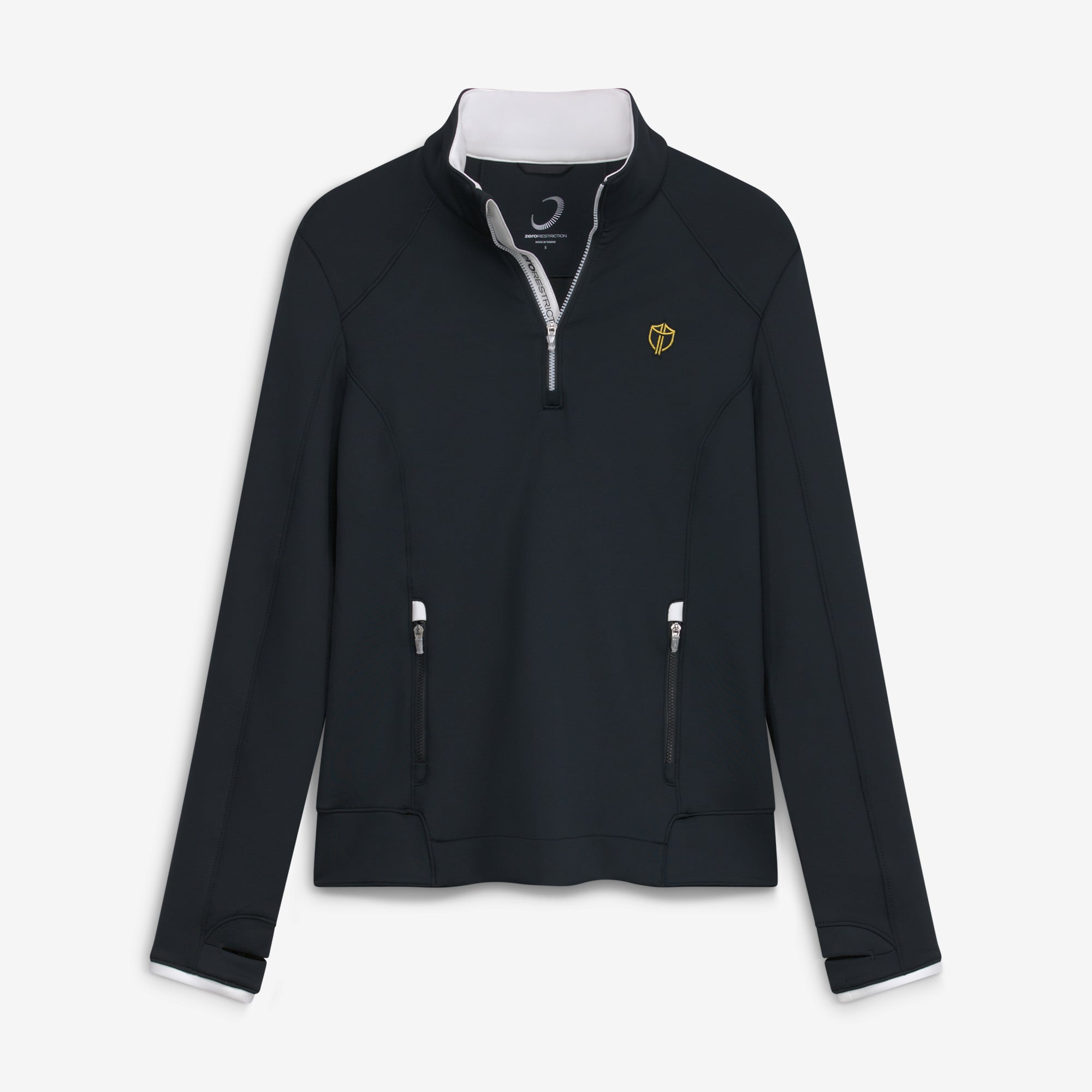 Women's Zero Restriction Black Presidents Cup International Team Sofia Quarter-Zip Pullover