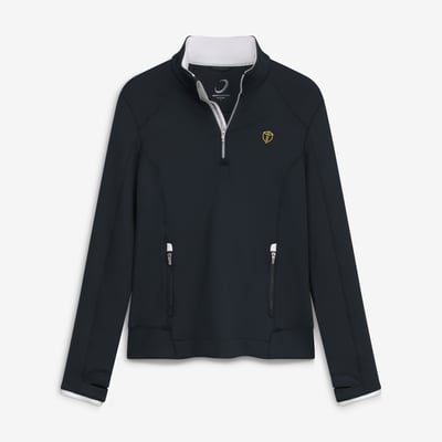  Presidents Cup Zero Restriction Women's International Team Sofia Quarter-Zip Pullover - Black