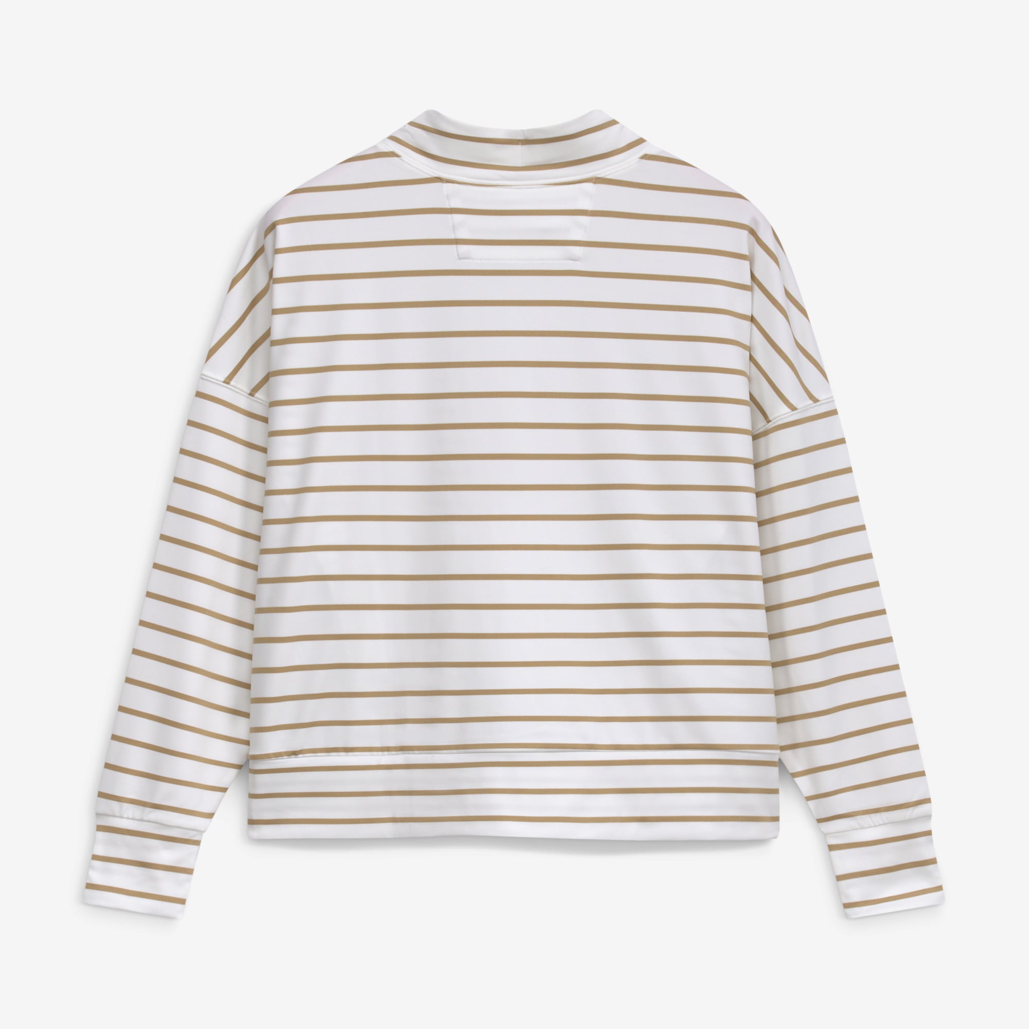 Women's Zero Restriction  White Presidents Cup International Team Evie Mock Neck Sweatshirt