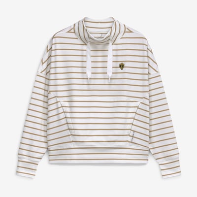  Presidents Cup Zero Restriction Women's International Team Evie Mock Neck Sweatshirt - White