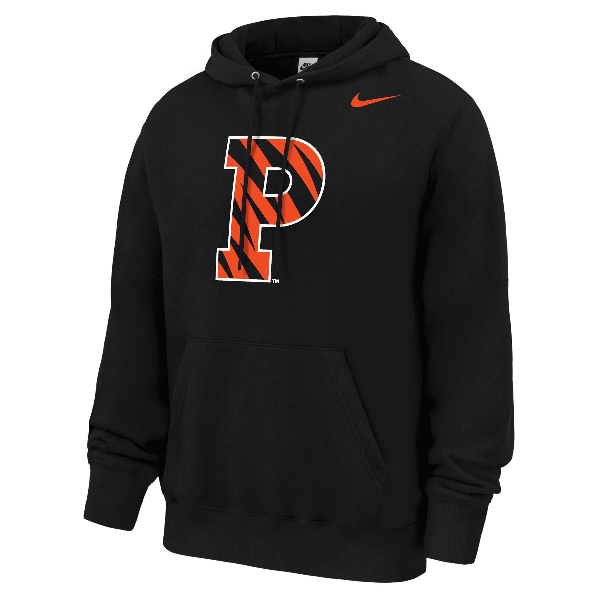 Sweat à capuche polaire Nike Princeton Tigers Club noir pour homme