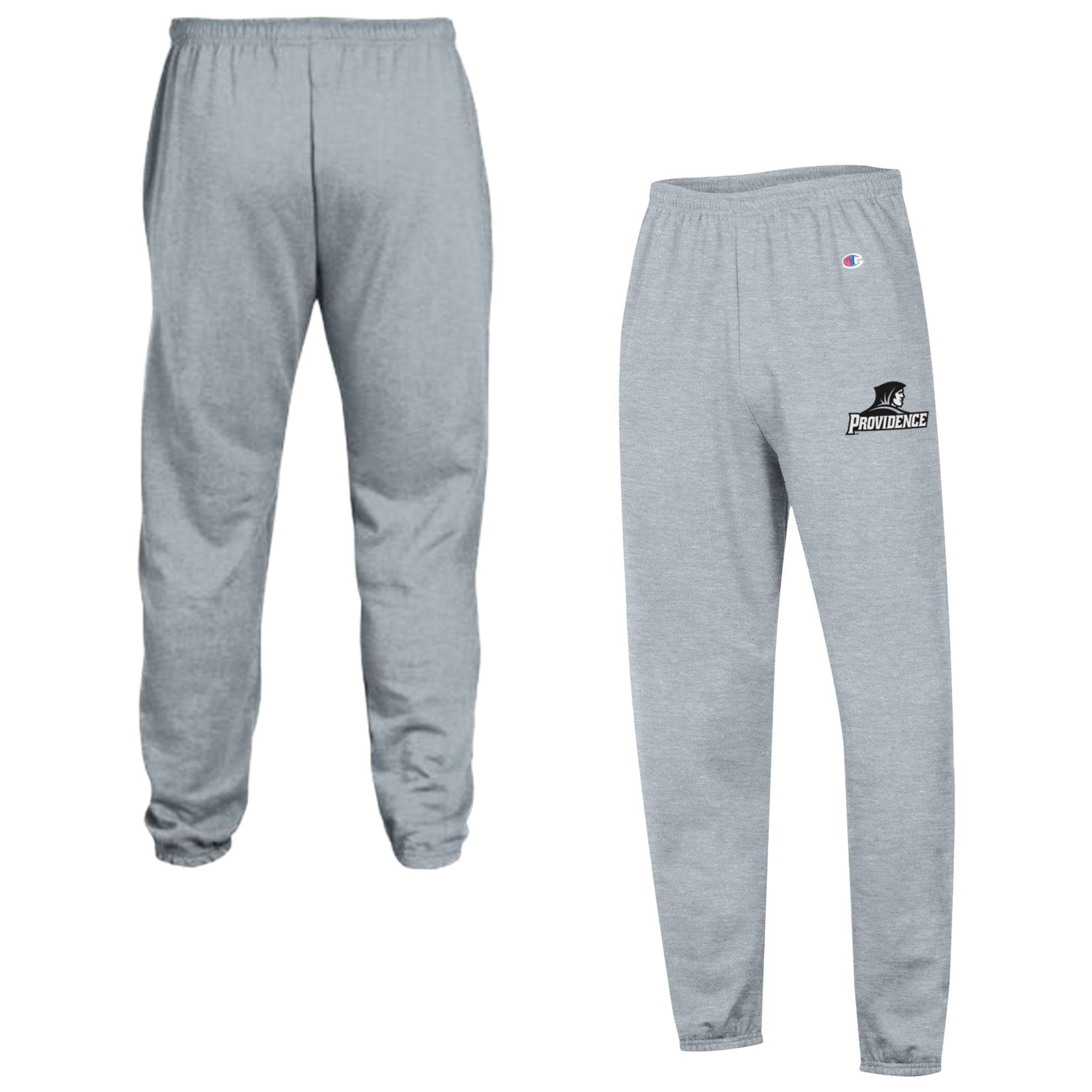 Men's Champion Heather Gray Providence Friars Powerblend Fleece Team Sweatpants