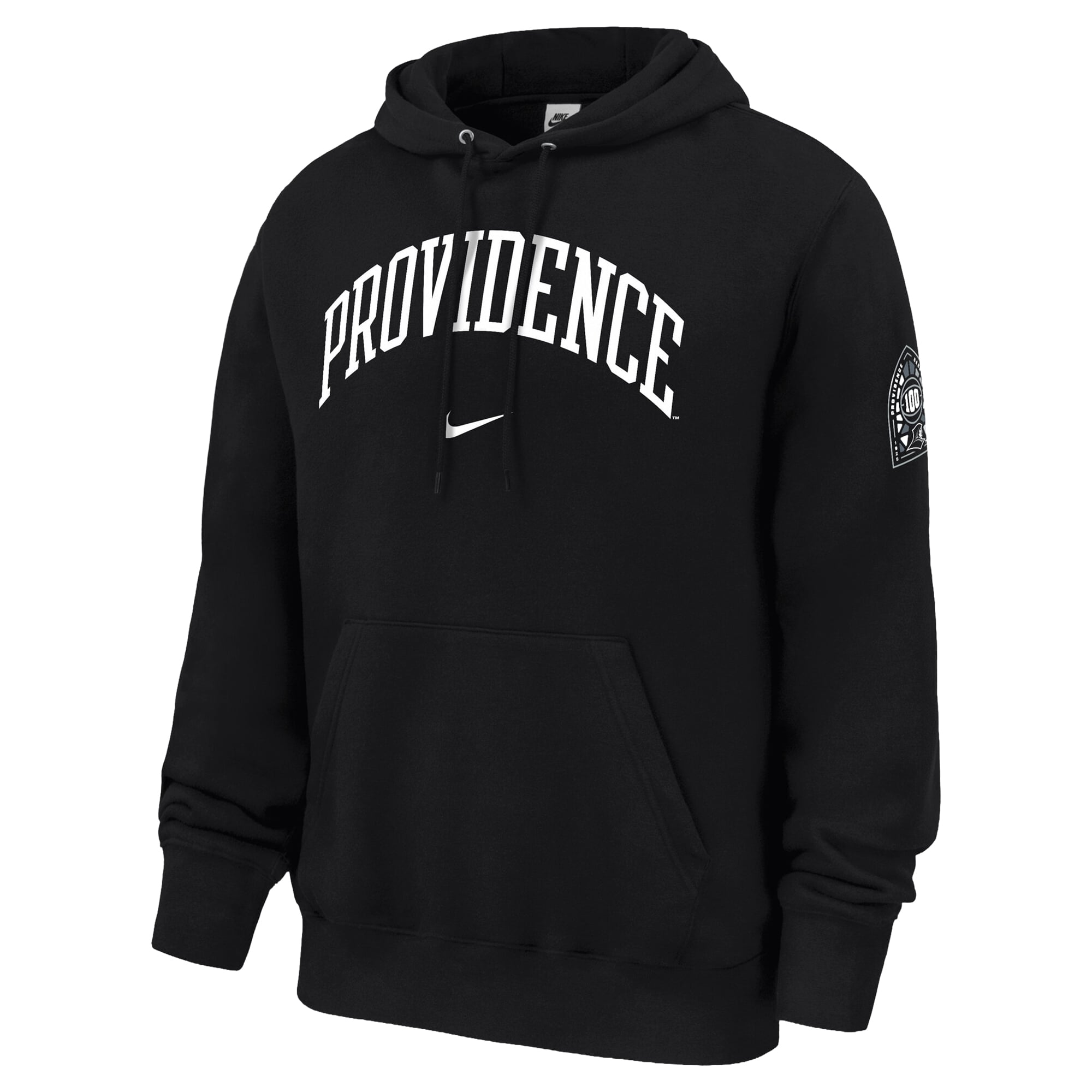 Sweat à capuche en polaire Nike noir pour homme, édition spéciale 100e anniversaire des Providence Friars Club