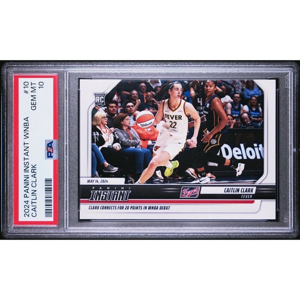 超希少 鳴らさ caitlin clark child card panini