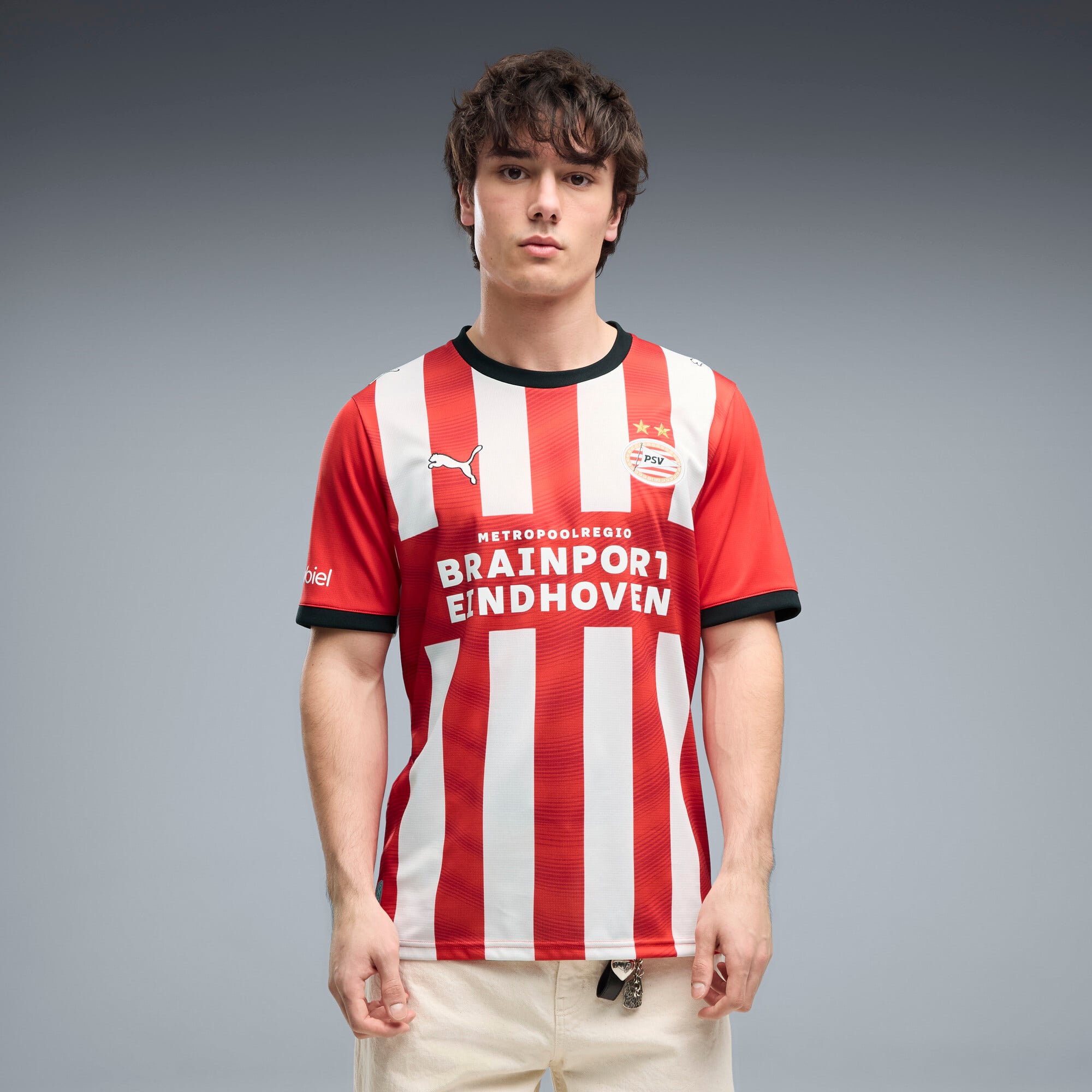 Maillot réplique domicile Puma rouge PSV Eindhoven 2026/27 pour homme