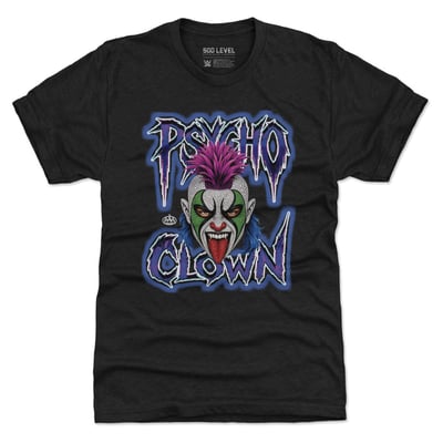 Psycho Clown 500 Level Superstar Premium Tri-Blend T-Shirt - Black