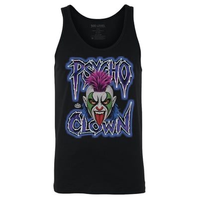 Psycho Clown 500 Level Superstar Tank Top - Black