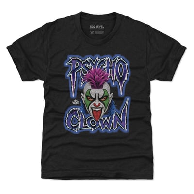 Psycho Clown 500 Level Youth Superstar T-Shirt - Black