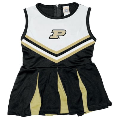  Purdue Boilermakers Girls Infant Black Cheer Jumper
