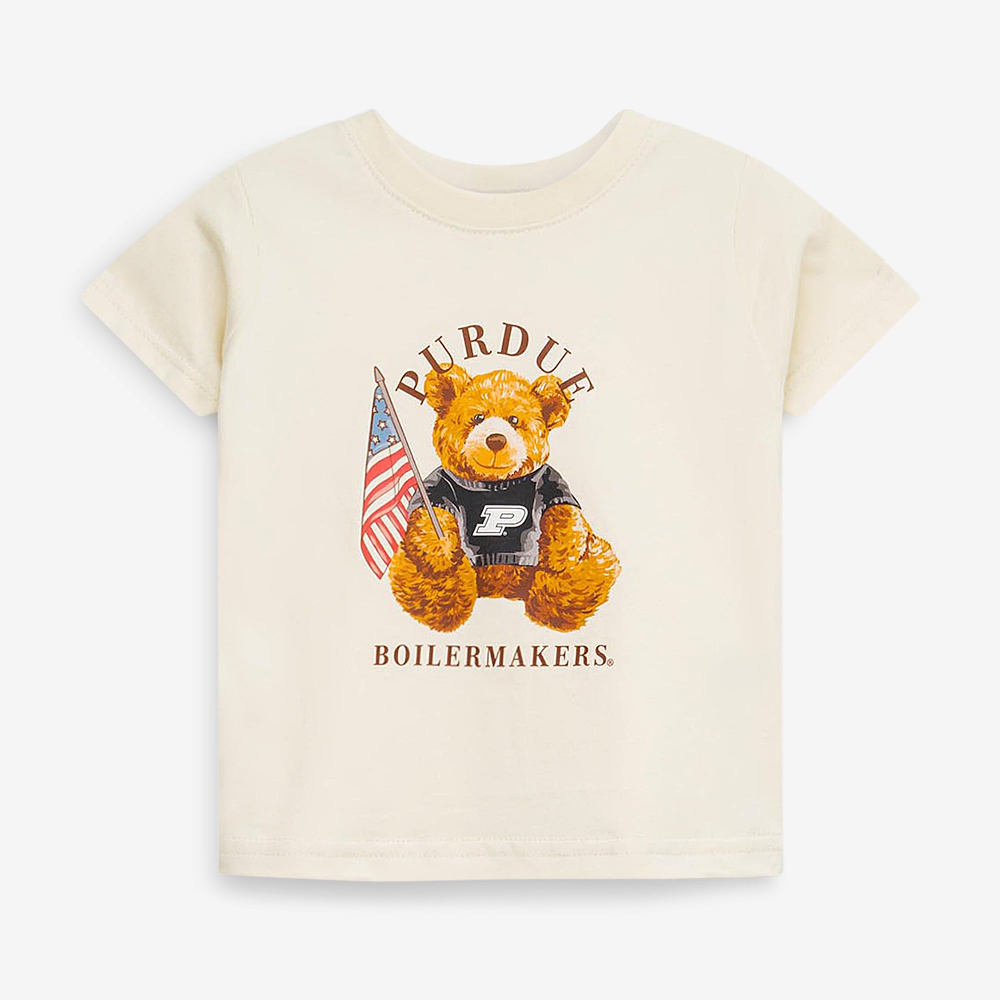 T-shirt bébé crème Purdue Boilermakers All-American Teddi