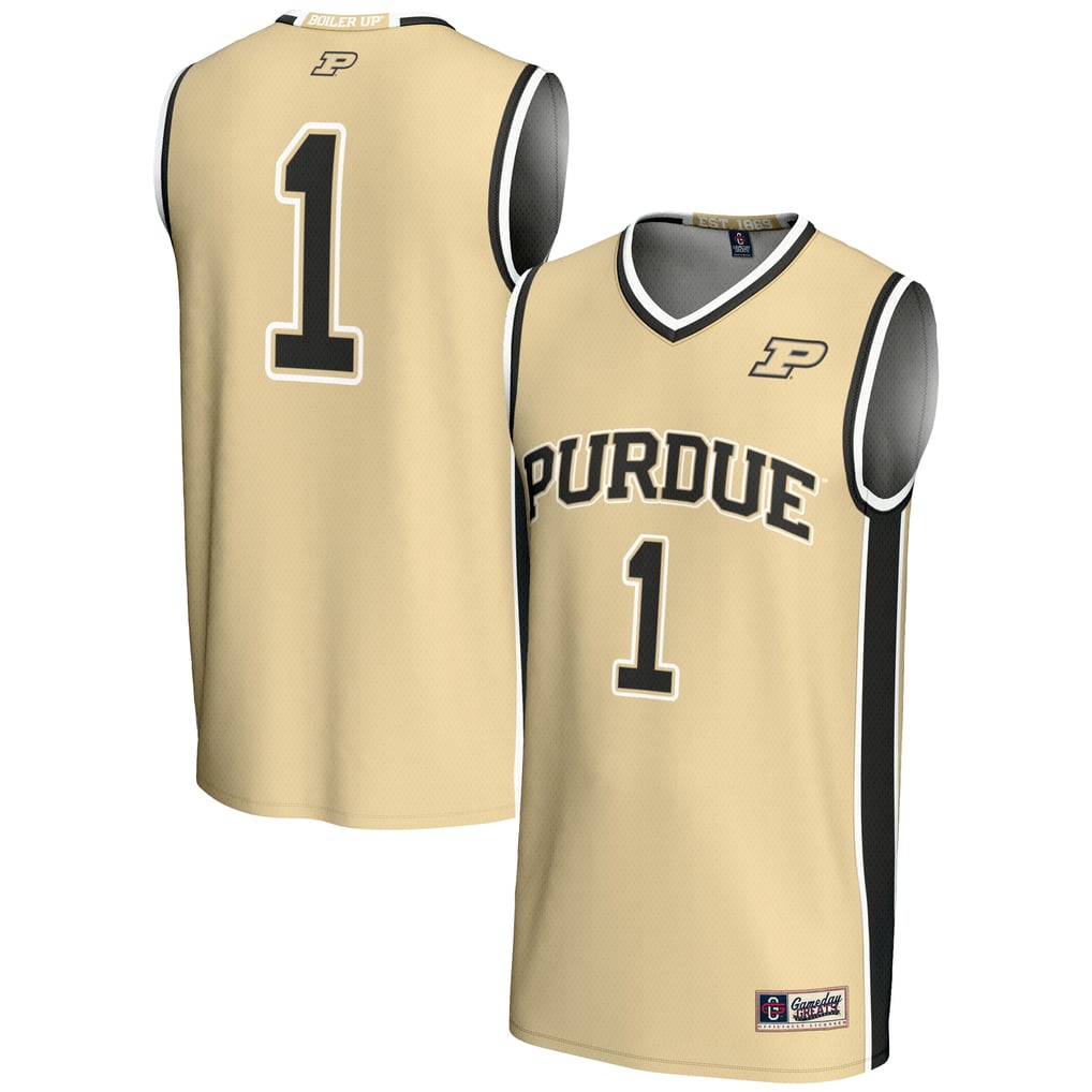 Male GameDay Greats #1 Gold Purdue Boilermakers Lightweight Basketball ...