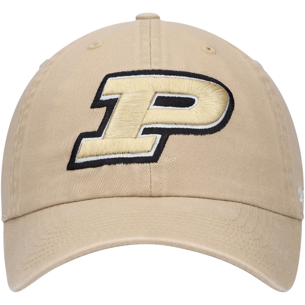 Men's '47 Khaki Purdue Boilermakers Clean Up Adjustable Hat