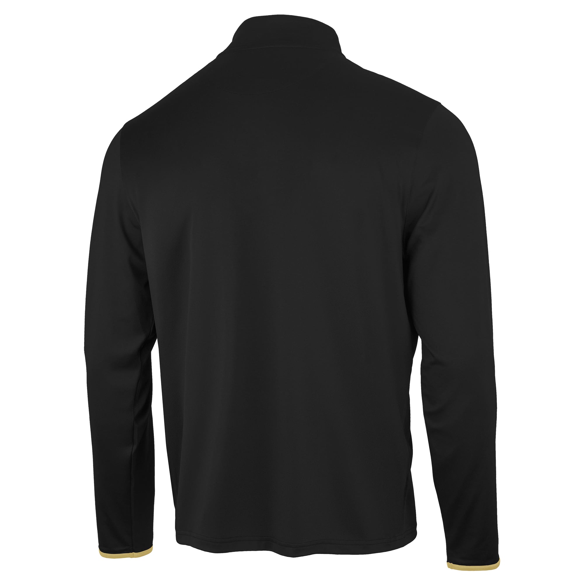 Pull à col zippé Antigua noir Purdue Boilermakers pour homme