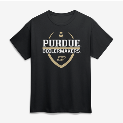  Purdue Boilermakers Football Fan T-Shirt - Black