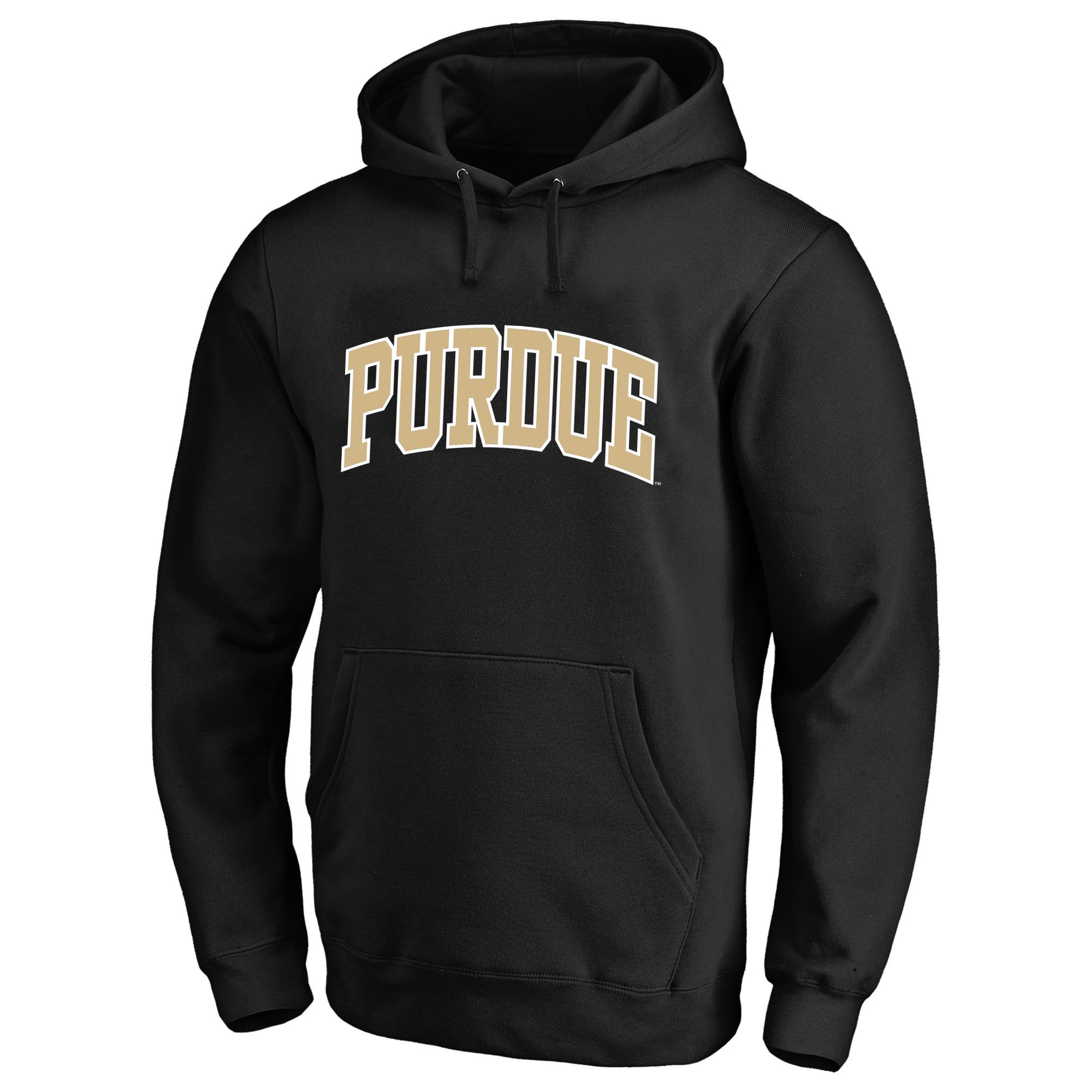 Sweat à capuche Champion noir Purdue Boilermakers Arch Over Tackle Twill pour homme, grandes tailles