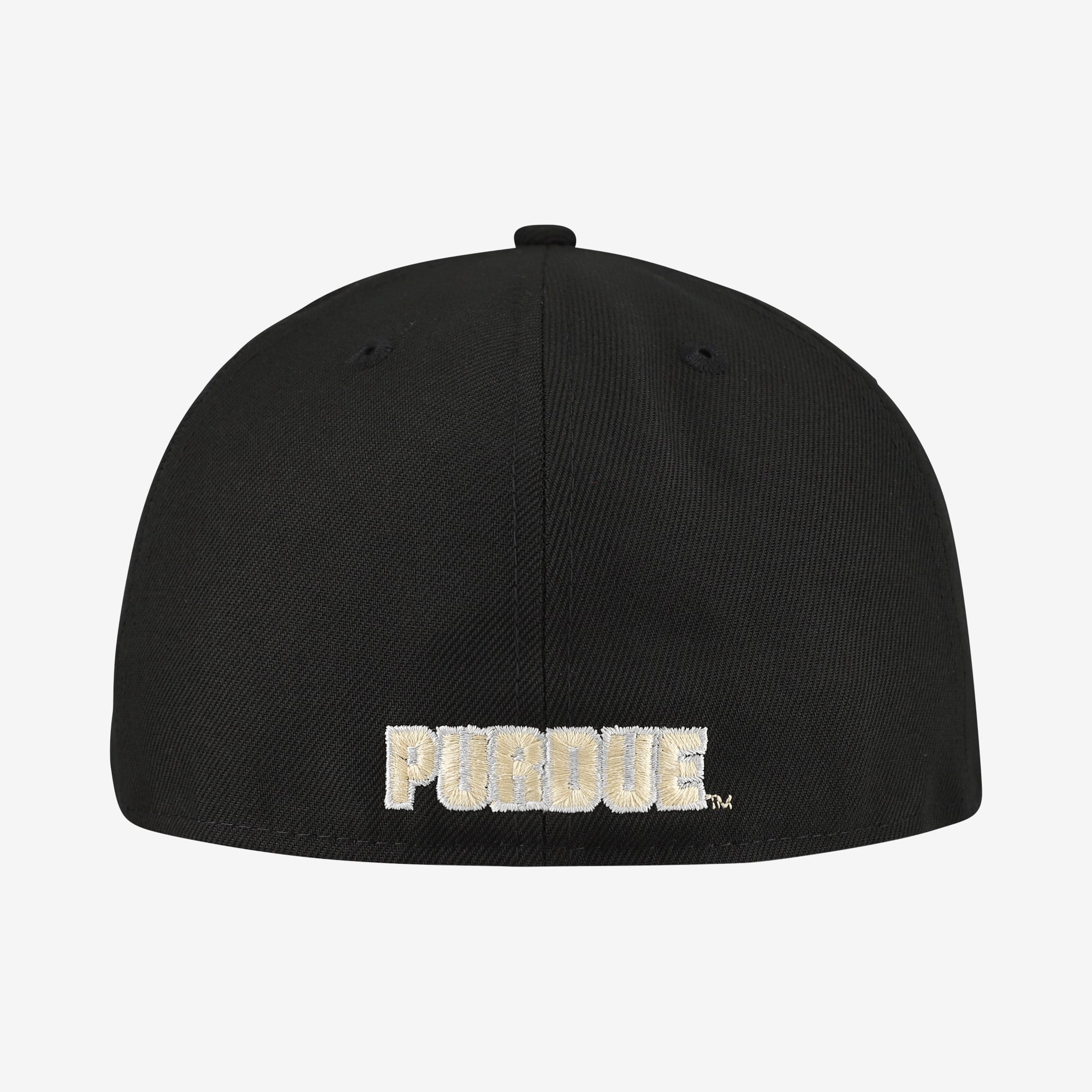 Men's New Era Black Purdue Boilermakers Core 59FIFTY Fitted Hat